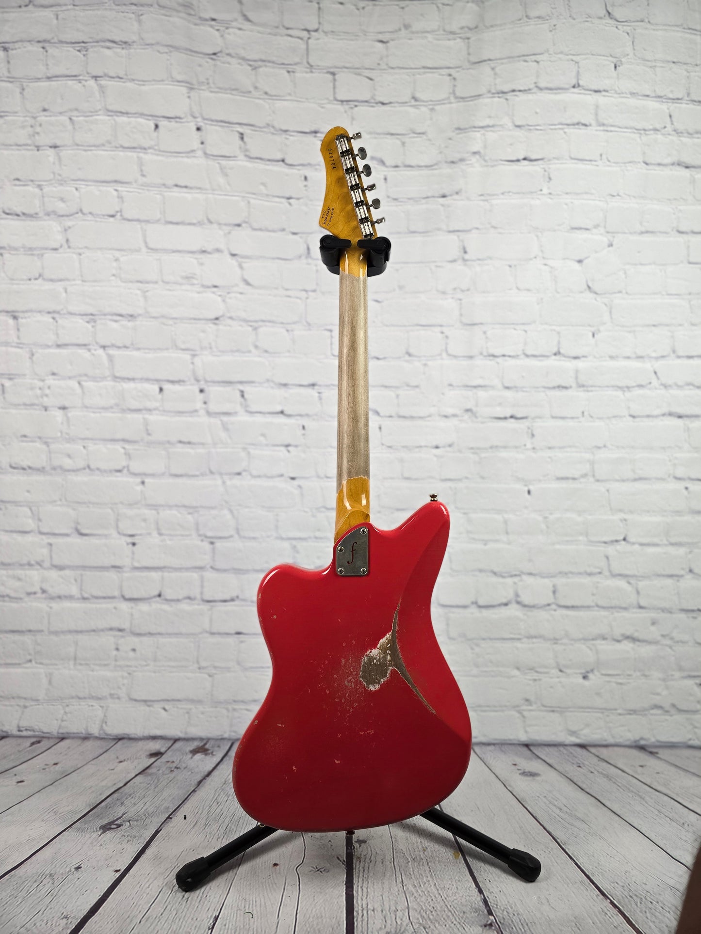 Fano Guitars JM6 Oltre 6 String Electric Guitar Lollar P90 Fiesta Red