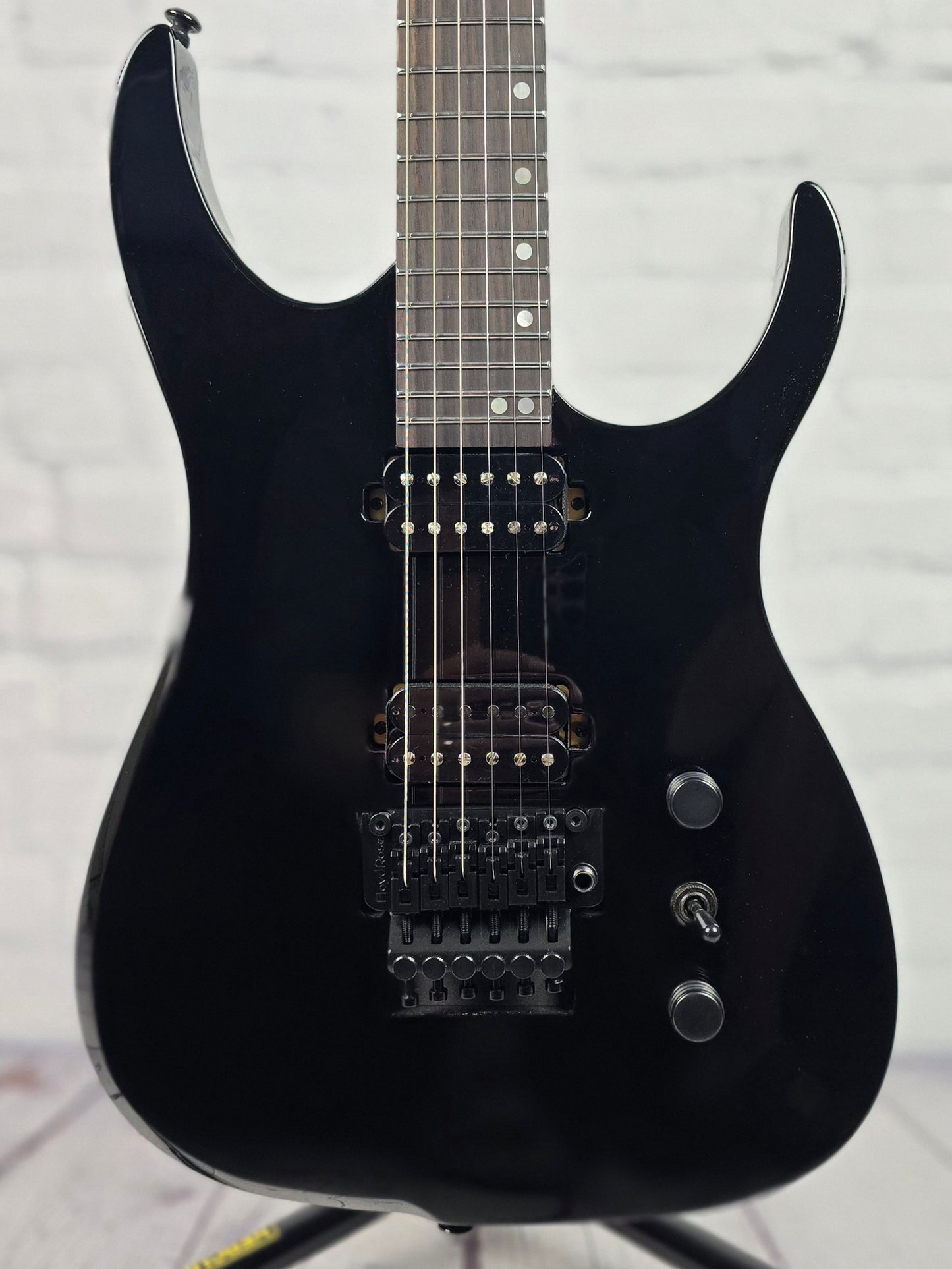 Ormsby Hype GTR 6 String Electric Guitar Floyd Rose Tuxedo Black