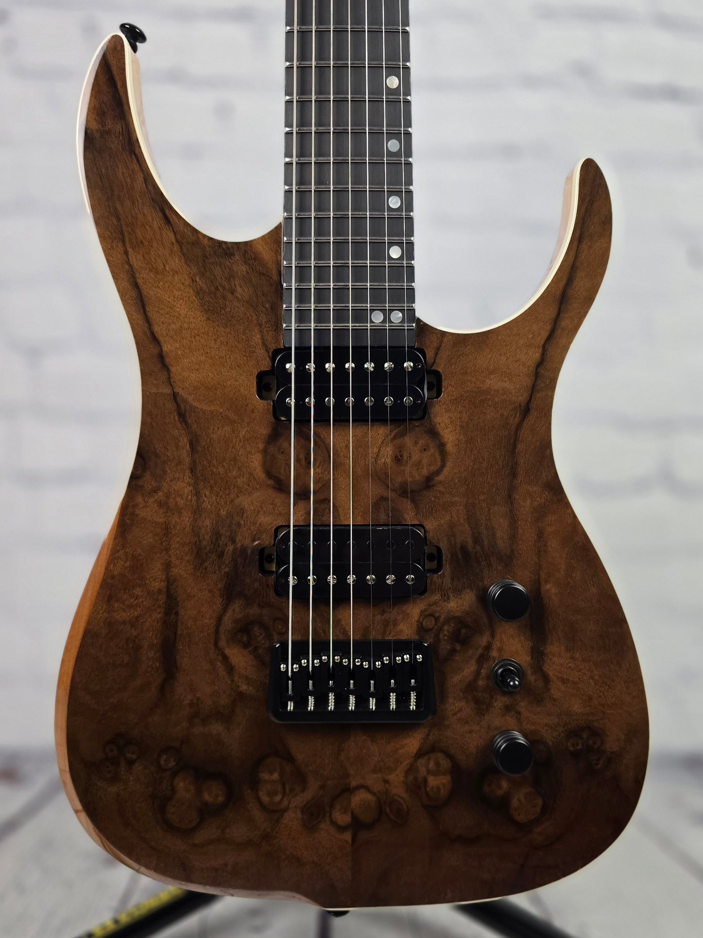 Ormsby Hype GTR 7 String Electric Guitar Hardtail Exotic Walnut