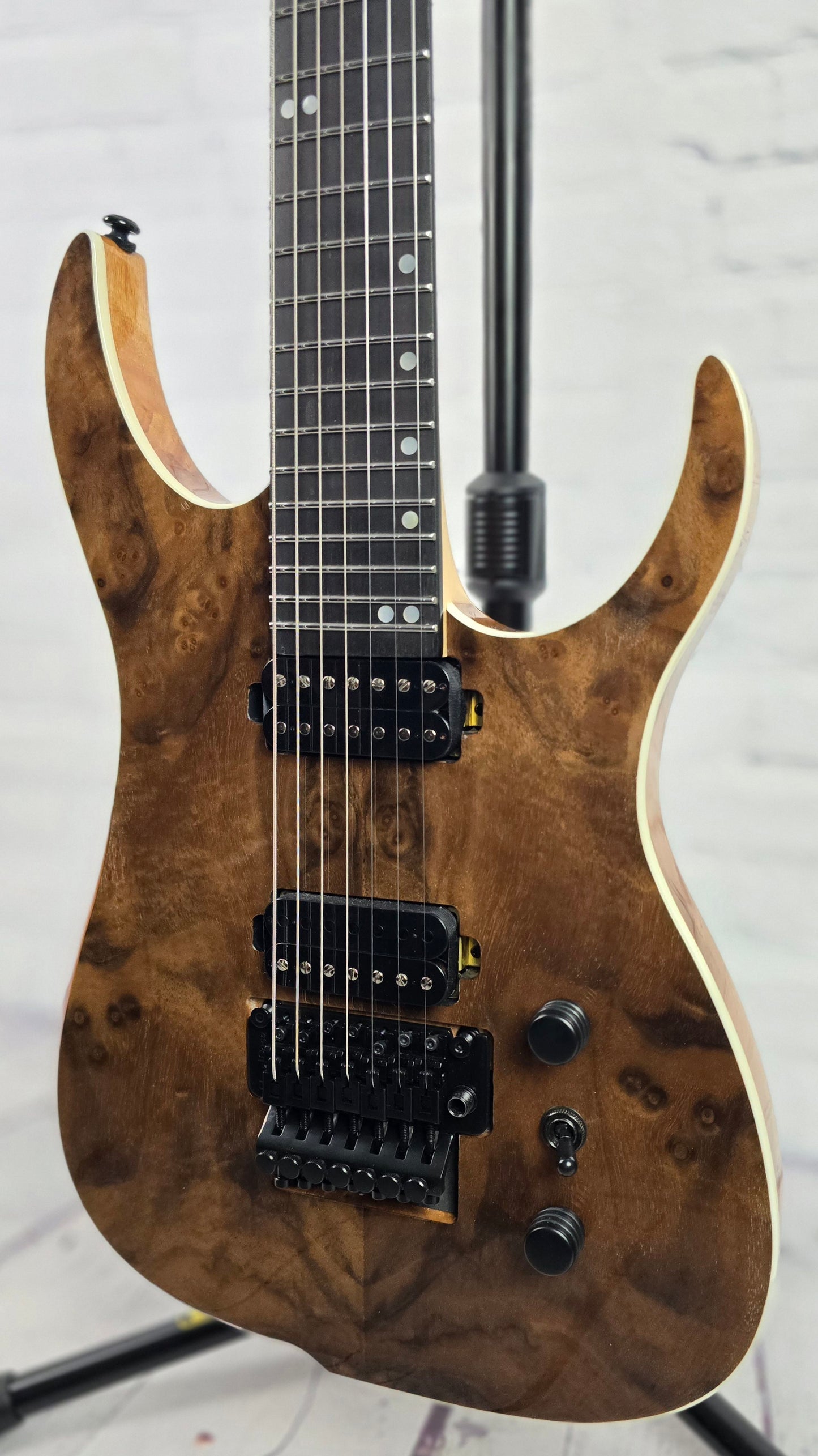 Ormsby Hype GTR 7 String Electric Guitar Floyd Rose Exotic Walnut