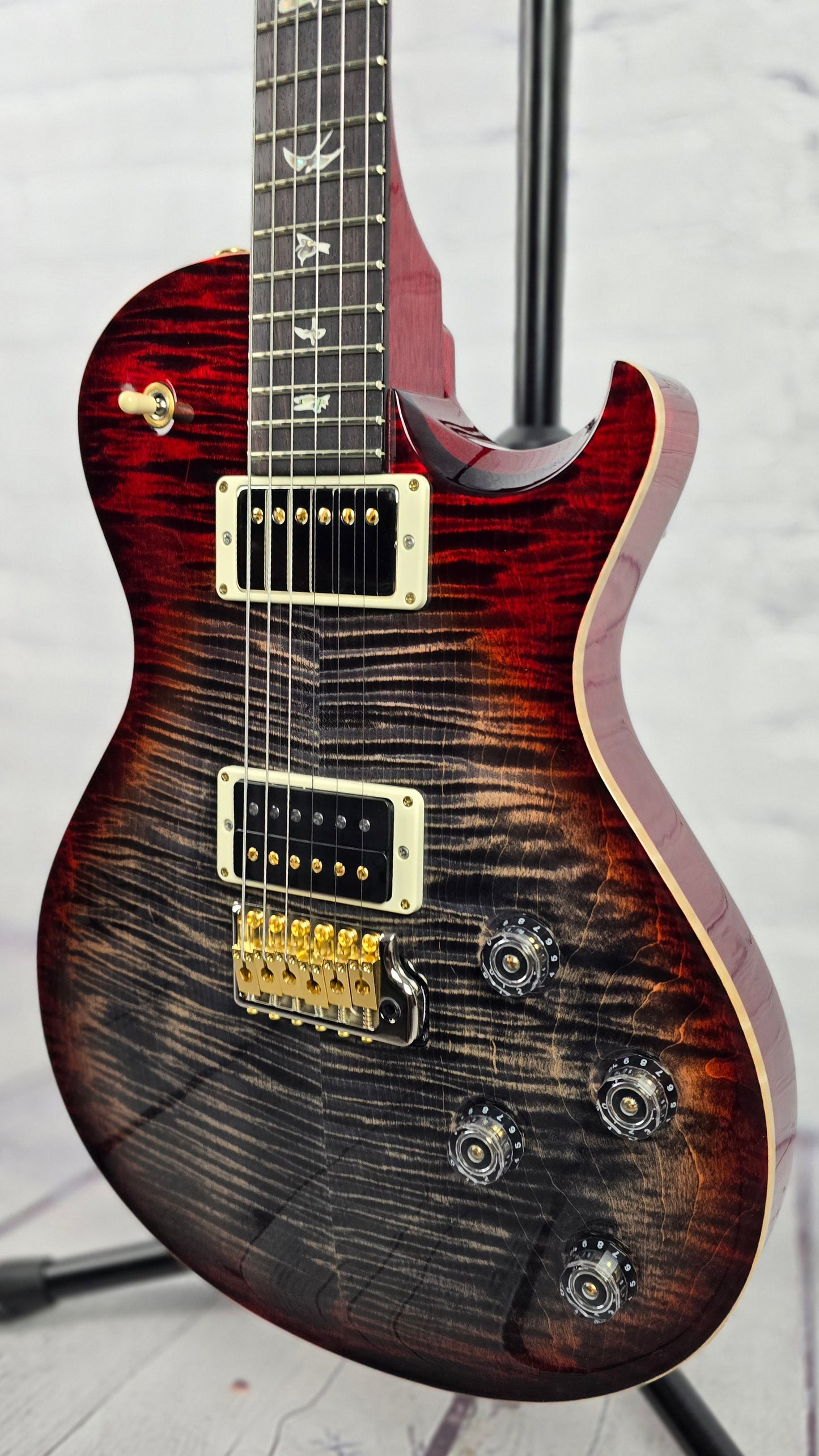 Paul Reed Smith PRS Tremonti 10 Top Tremolo Electric Guitar Charcoal Cherry Burst