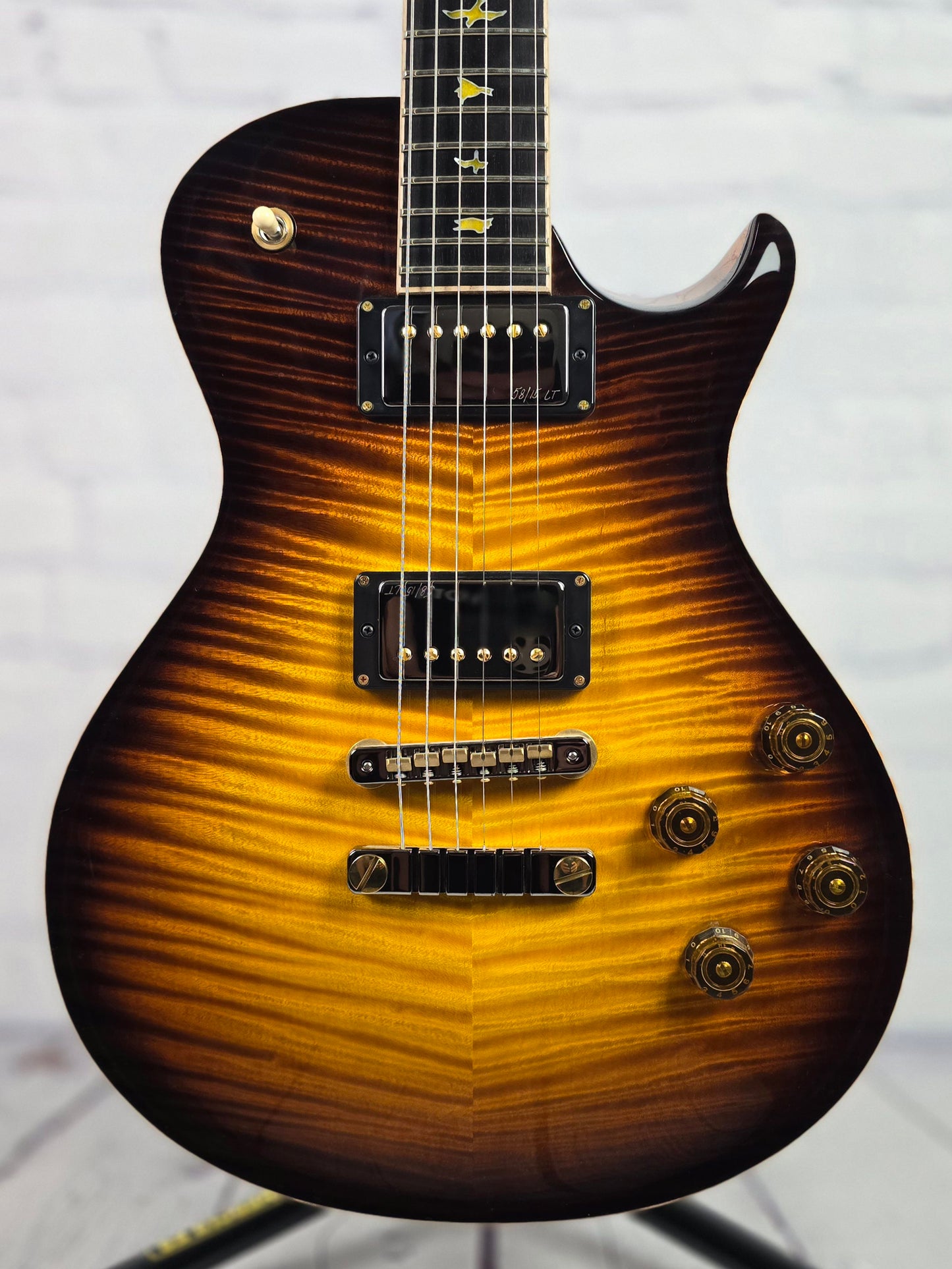 Paul Reed Smith PRS Private Stock McCarty 594 Singlecut Semi-Hollow Electric Guitar McCarty Glow Thin Smokeburst