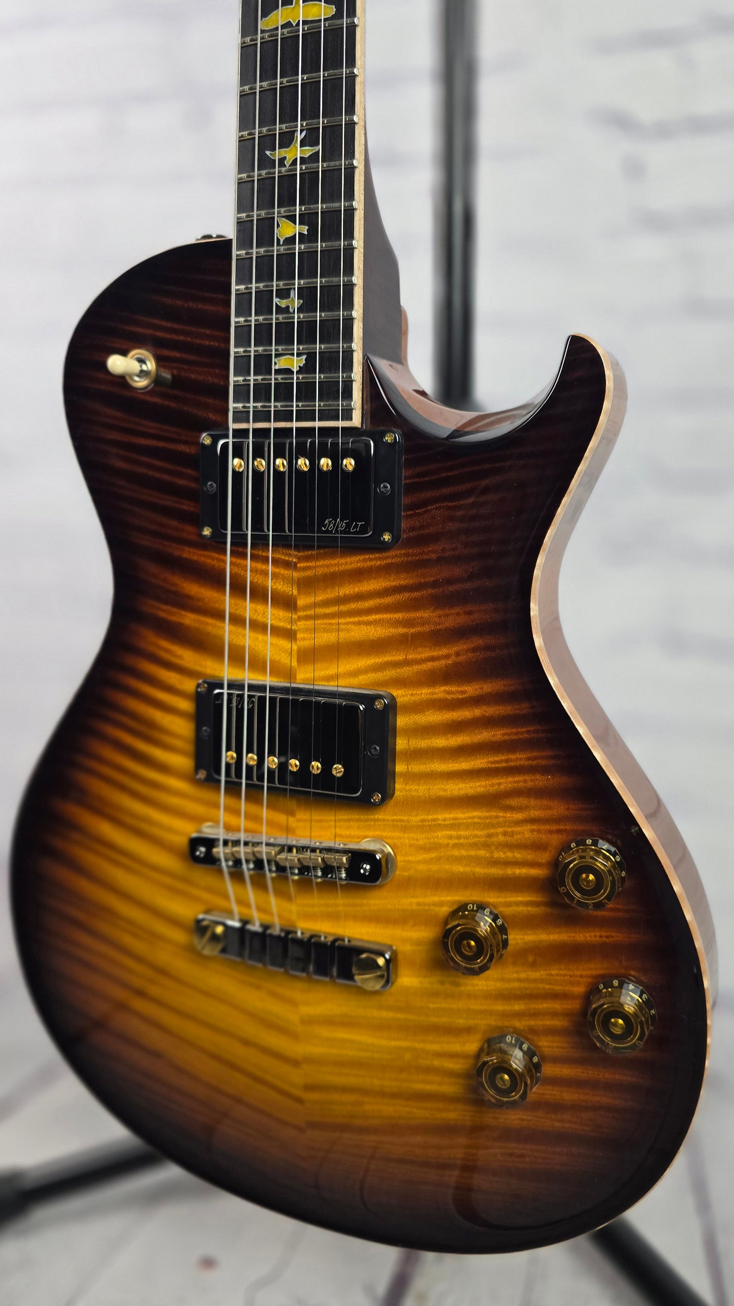 Paul Reed Smith PRS Private Stock McCarty 594 Singlecut Semi-Hollow Electric Guitar McCarty Glow Thin Smokeburst