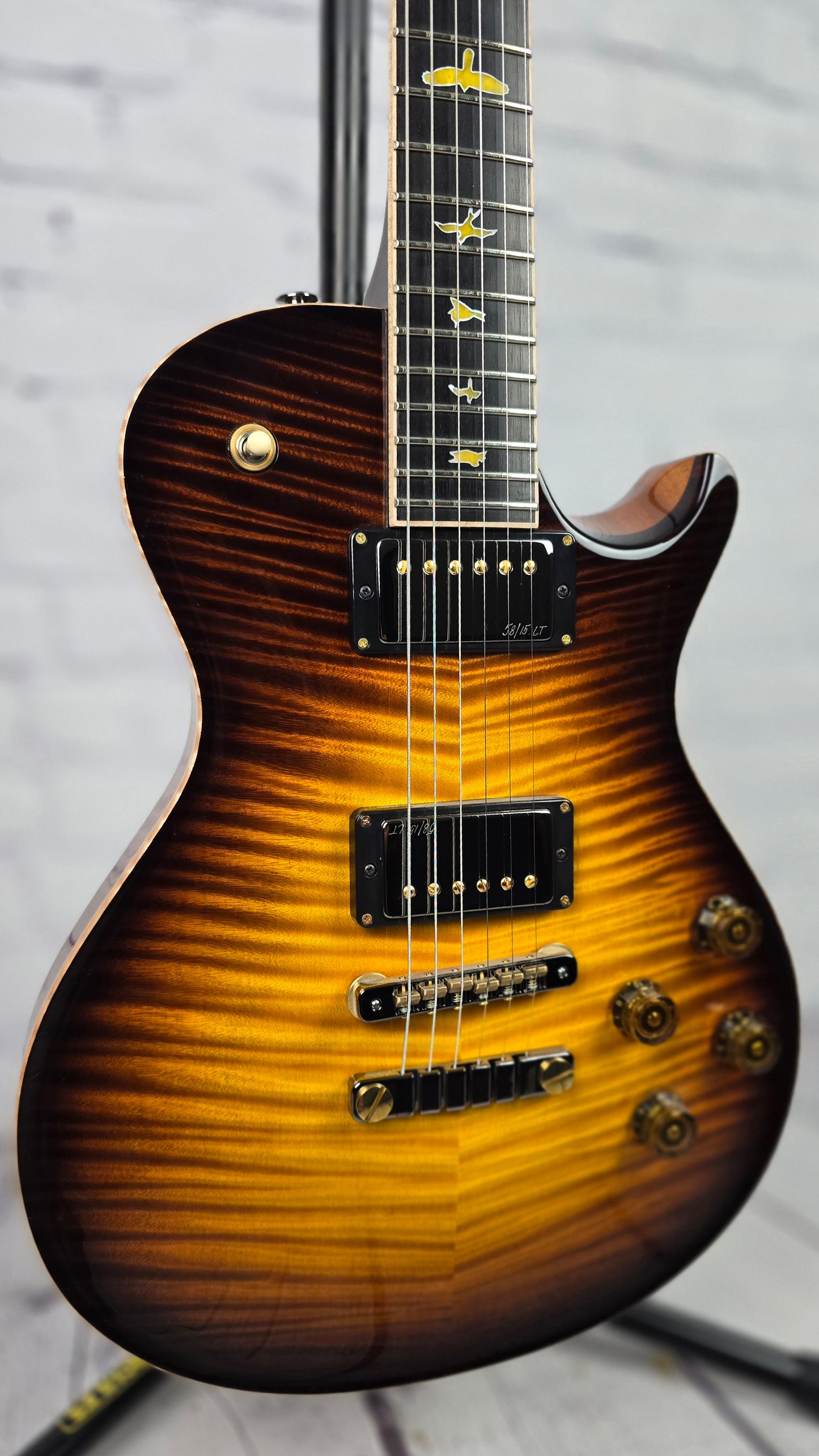 Paul Reed Smith PRS Private Stock McCarty 594 Singlecut Semi-Hollow Electric Guitar McCarty Glow Thin Smokeburst