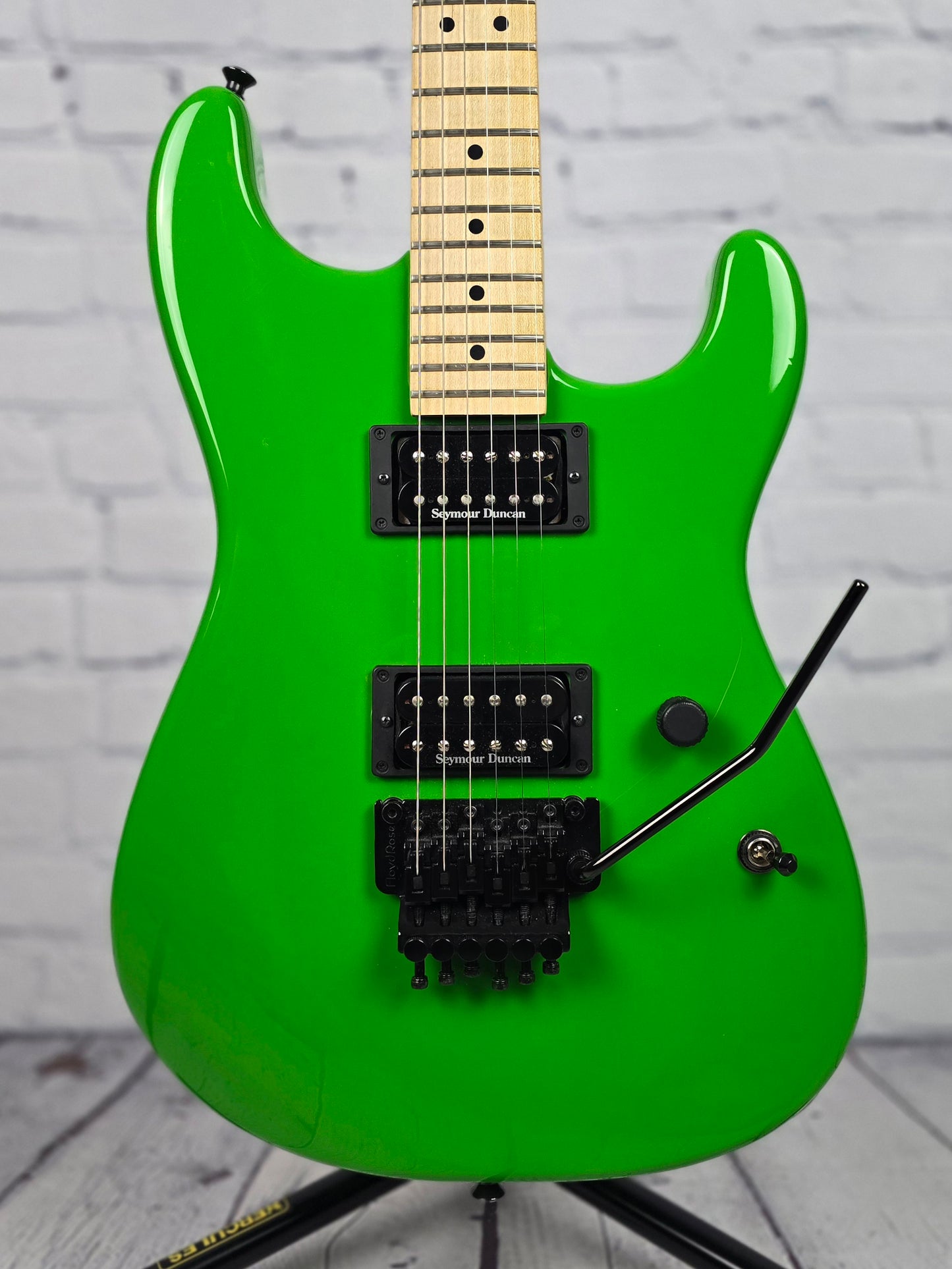 USED Charvel USA San Dimas Style 1 6 String Electric Guitar Slime Green