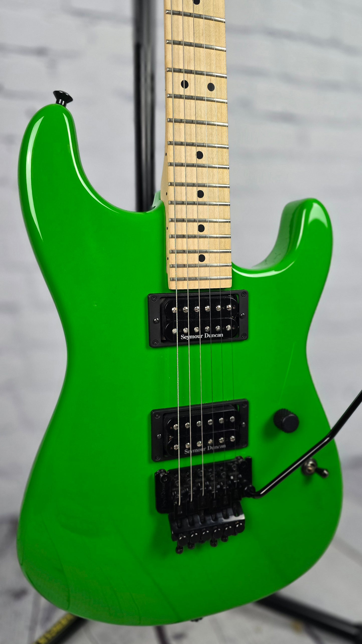 USED Charvel USA San Dimas Style 1 6 String Electric Guitar Slime Green