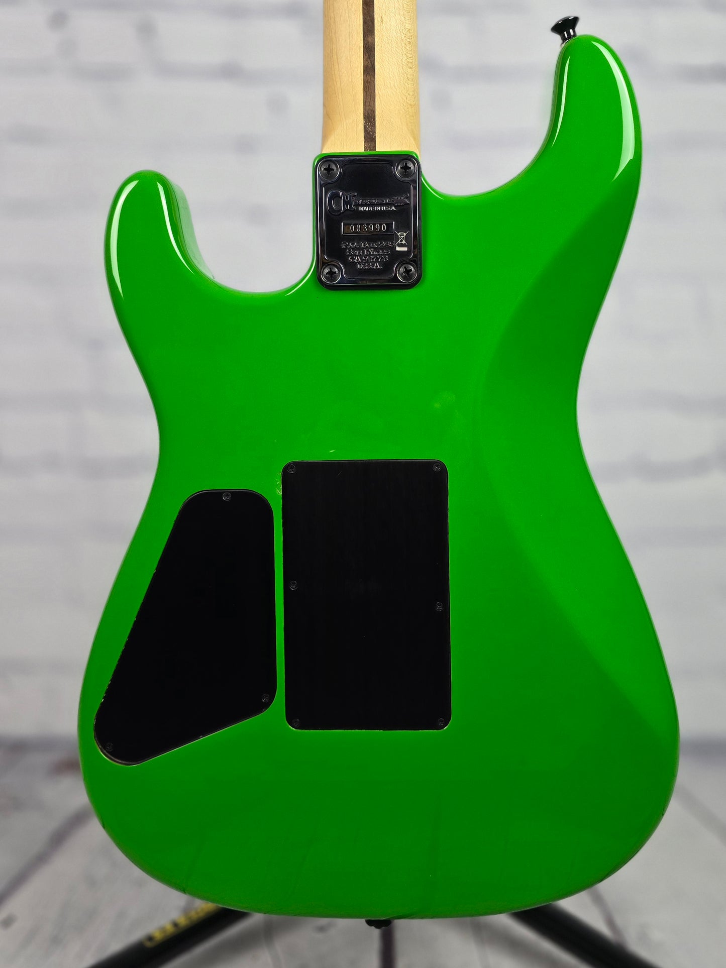 USED Charvel USA San Dimas Style 1 6 String Electric Guitar Slime Green