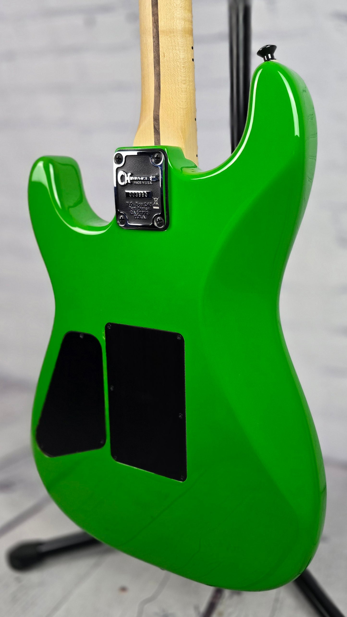 USED Charvel USA San Dimas Style 1 6 String Electric Guitar Slime Green