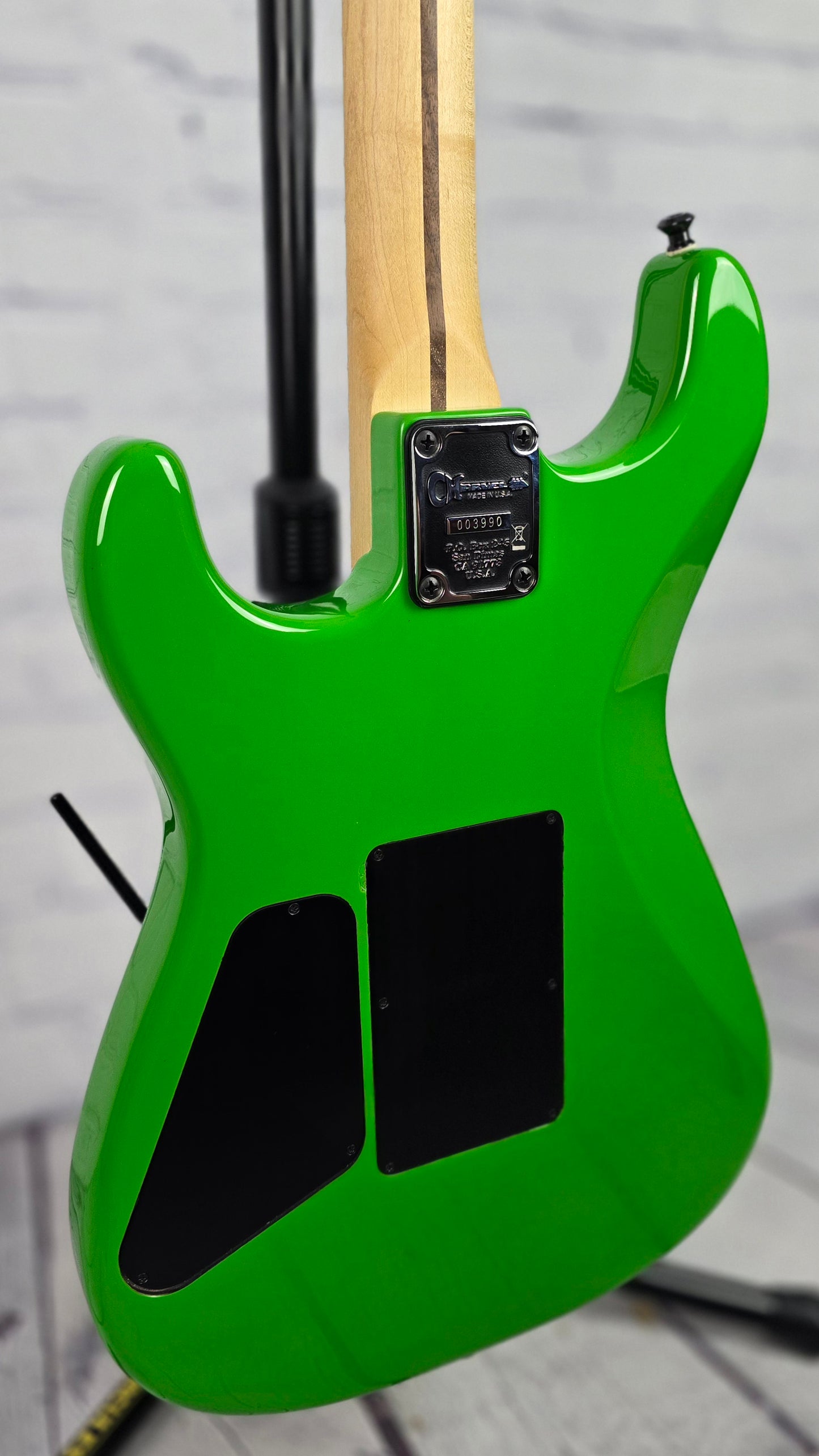 USED Charvel USA San Dimas Style 1 6 String Electric Guitar Slime Green