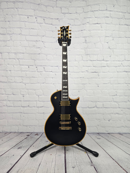 ESP E-II Eclipse 6 String Electric Guitar Vintage Black
