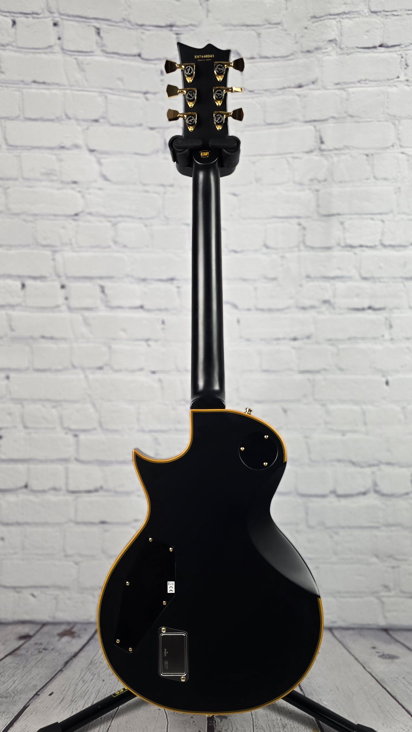 ESP E-II Eclipse 6 String Electric Guitar Vintage Black