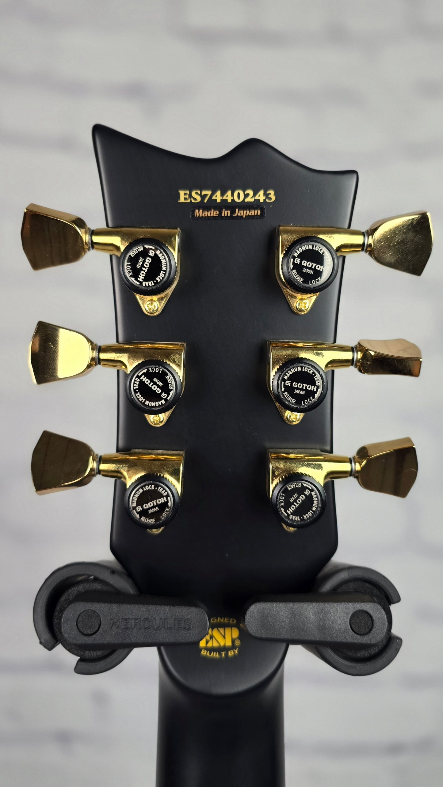 ESP E-II Eclipse 6 String Electric Guitar Vintage Black