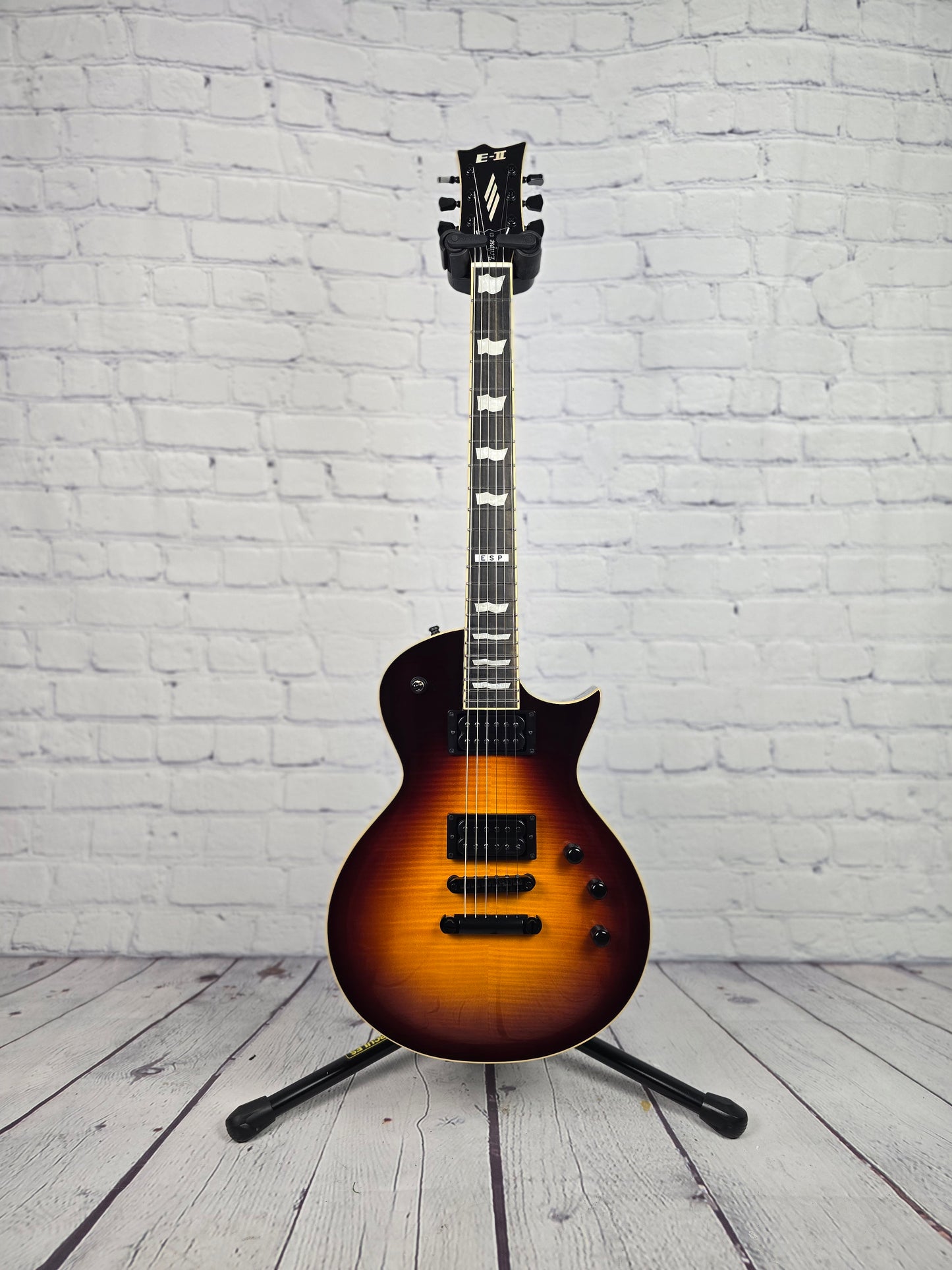 ESP E-II Eclipse Full Thickness 6 String Electric Guitar Tobacco Sunburst