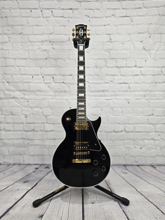 Gibson Custom Shop Les Paul Custom Electric Guitar Ebony