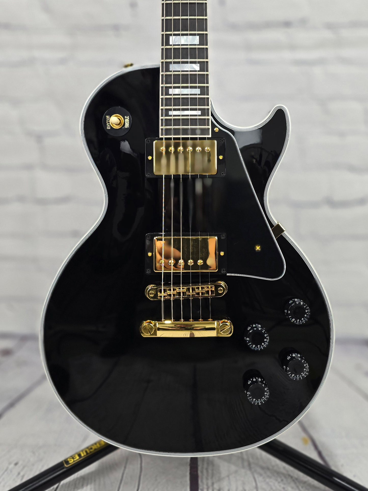 Gibson Custom Shop Les Paul Custom Electric Guitar Ebony