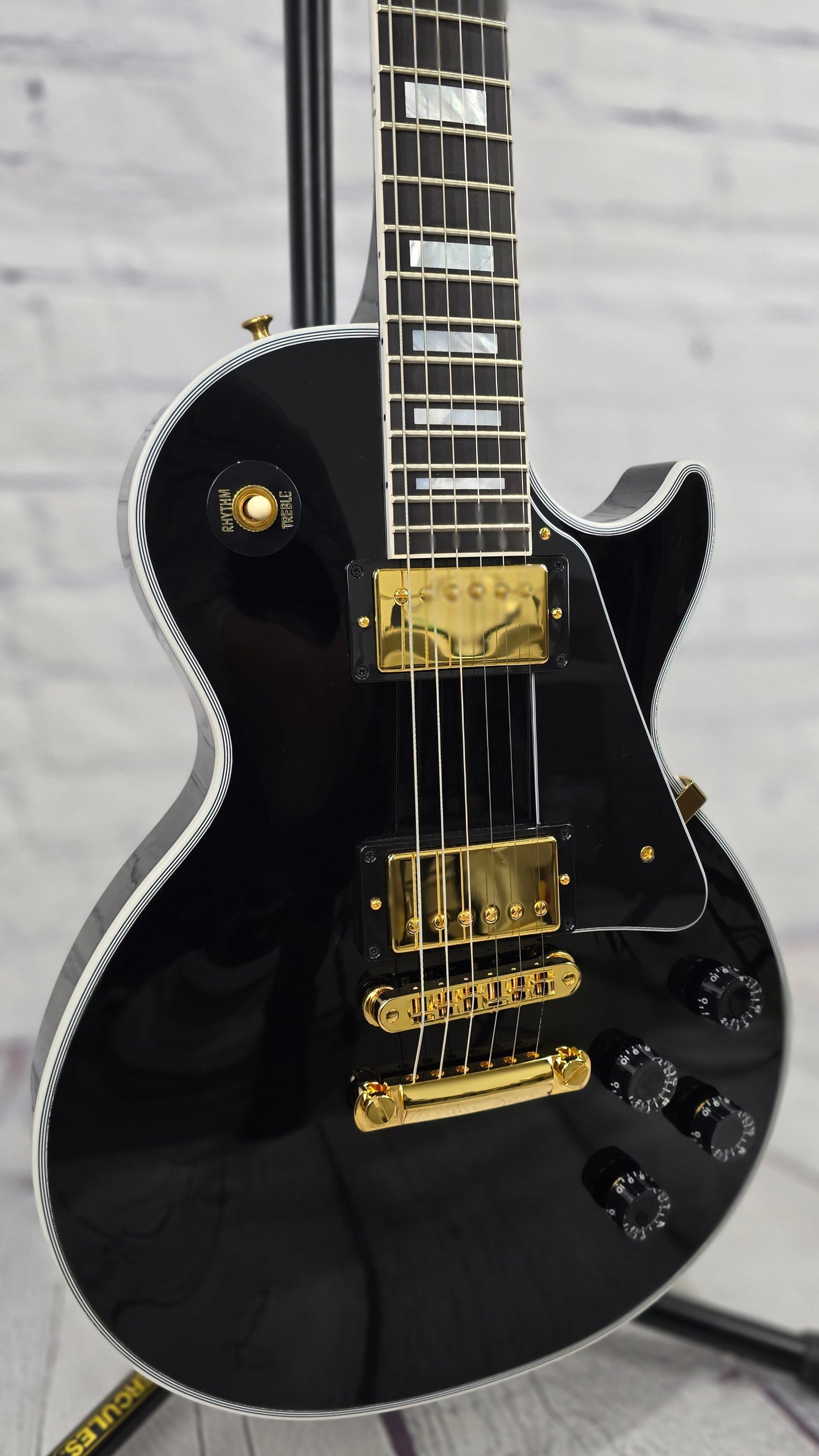 Gibson Custom Shop Les Paul Custom Electric Guitar Ebony