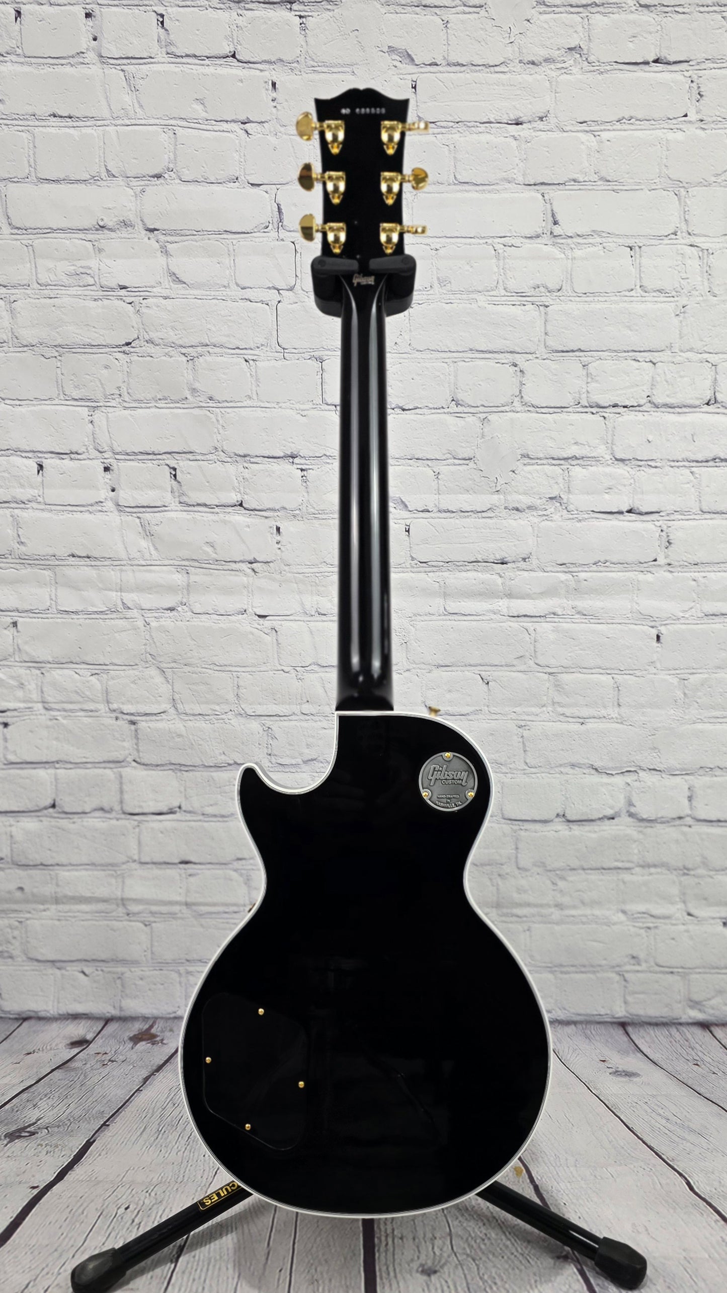 Gibson Custom Shop Les Paul Custom Electric Guitar Ebony