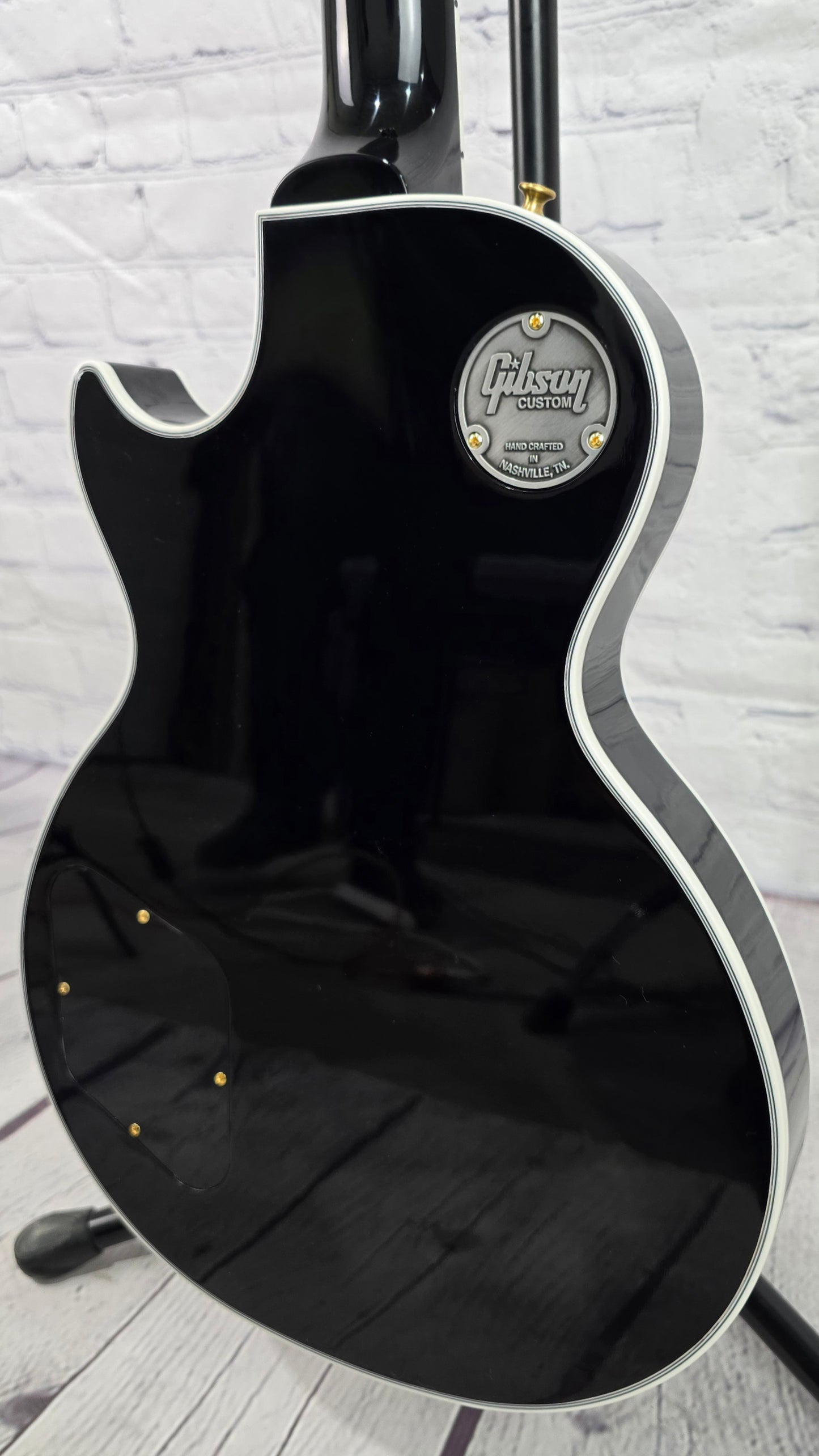 Gibson Custom Shop Les Paul Custom Electric Guitar Ebony