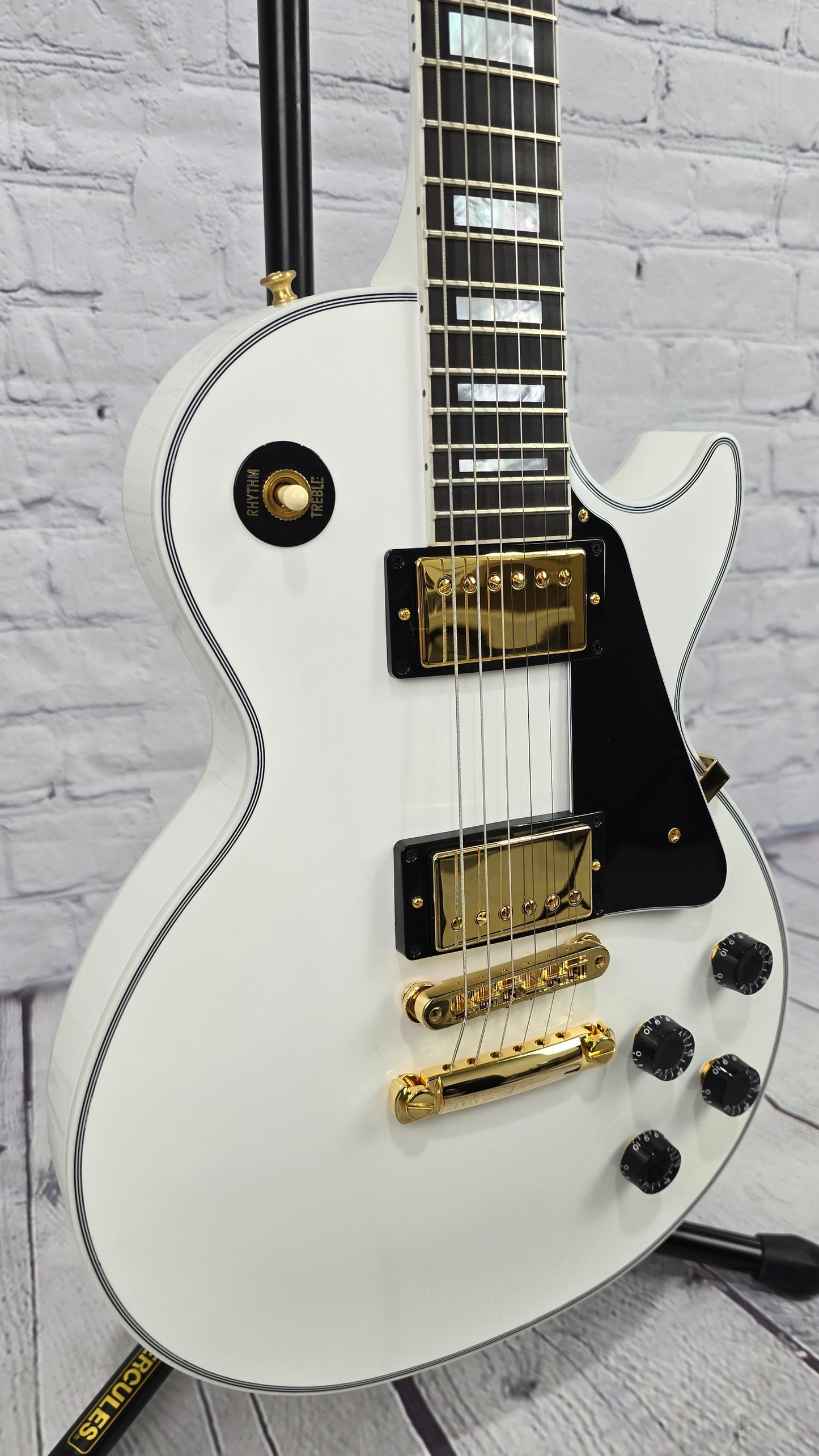 Gibson Custom Shop Les Paul Custom Electric Guitar Gloss White