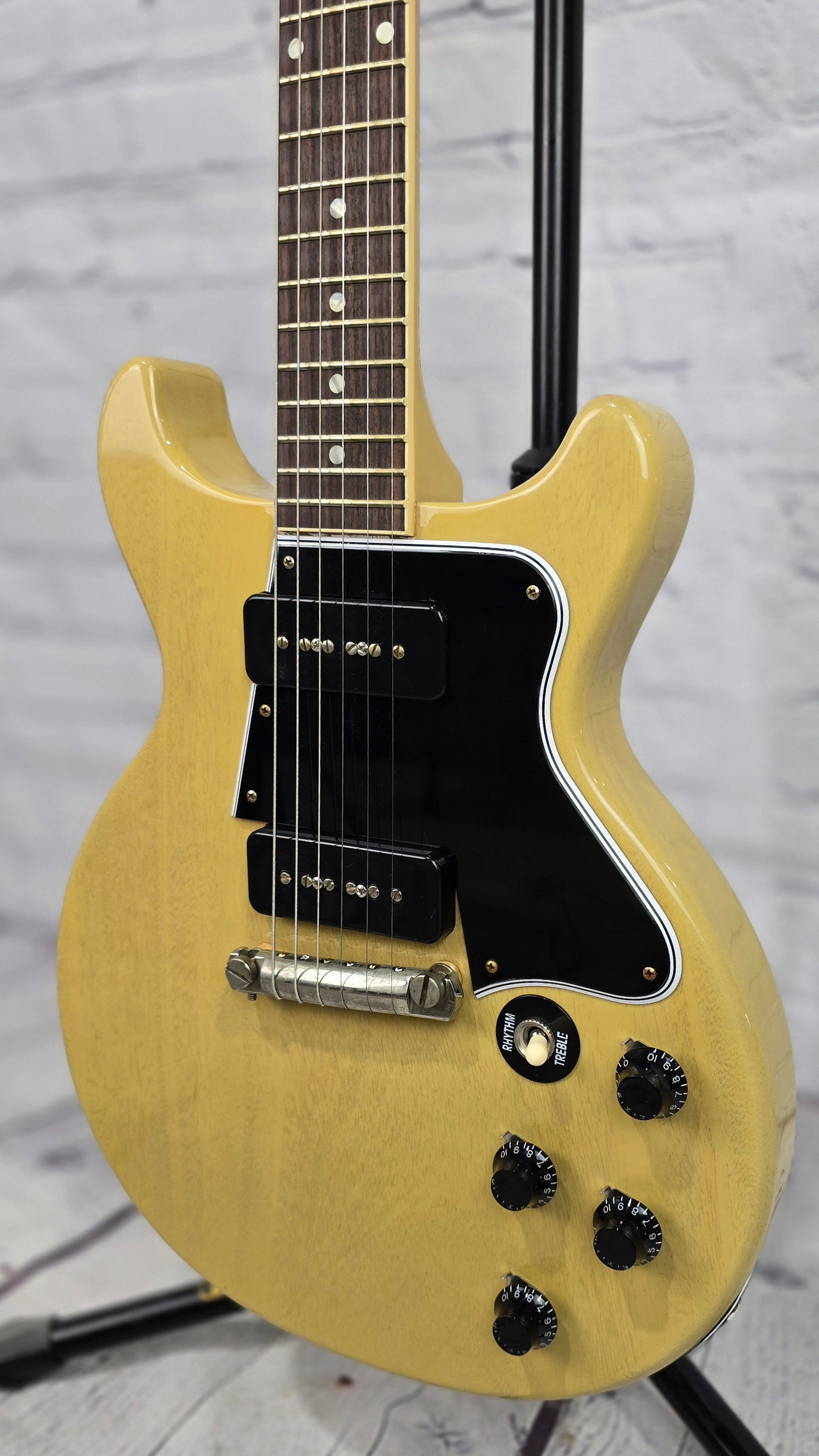 Gibson Custom Shop 1960 Reissue Les Paul Special Double Cutaway Electric Guitar TV Yellow