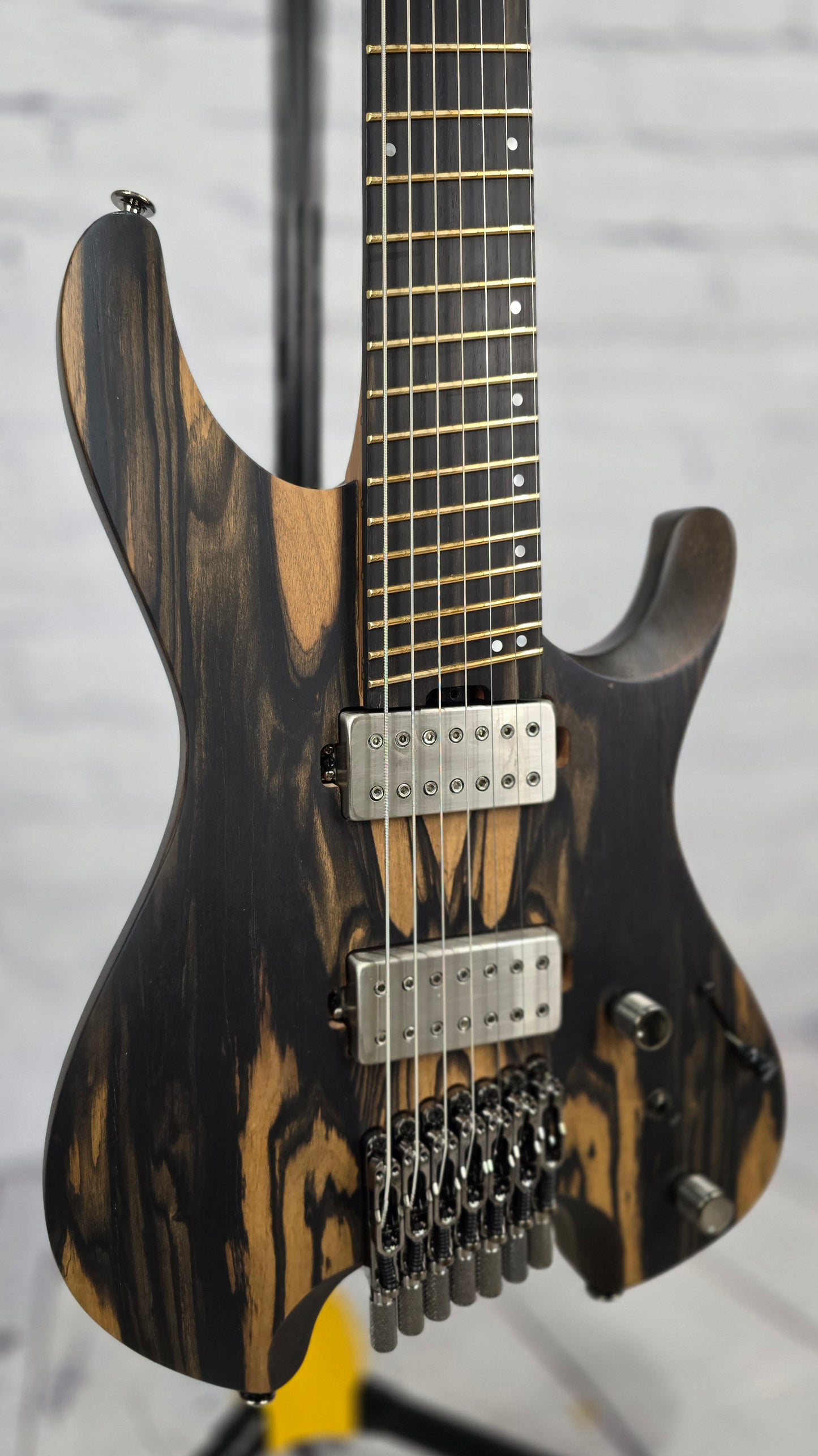 Ibanez QX527PE NTF 7 String Electric Guitar Limited Edition Pale Moon Ebony Natural Flat