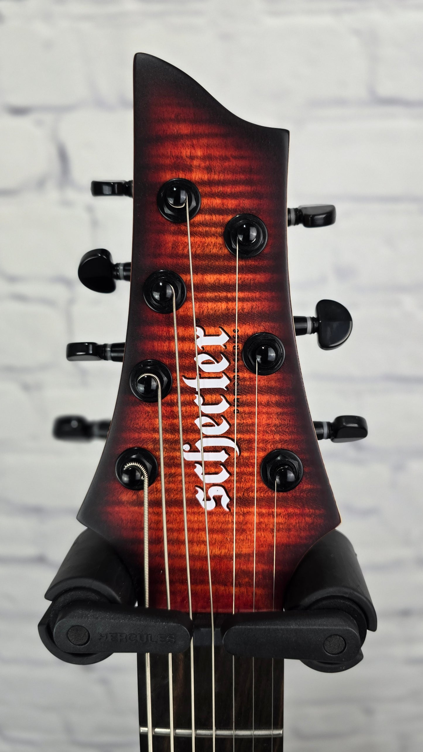 Schecter Sunset 7 Extreme 7 String Electric Guitar Scarlet Burst