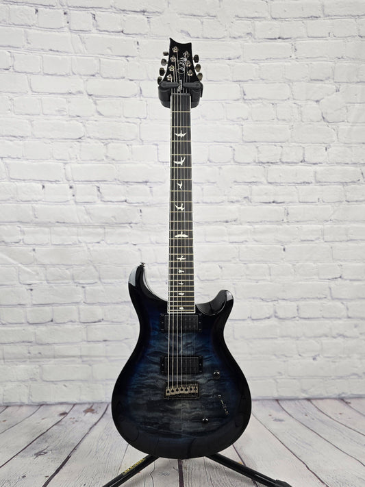 Paul Reed Smith PRS SE Mark Holcomb SVN 7 String Electric Guitar Holcomb Blue Burst