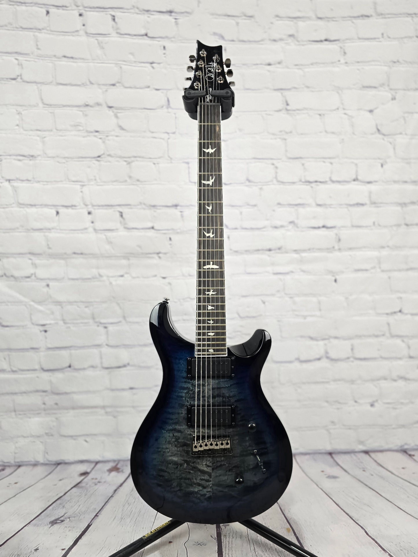 Paul Reed Smith PRS SE Mark Holcomb SVN 7 String Electric Guitar Holcomb Blue Burst