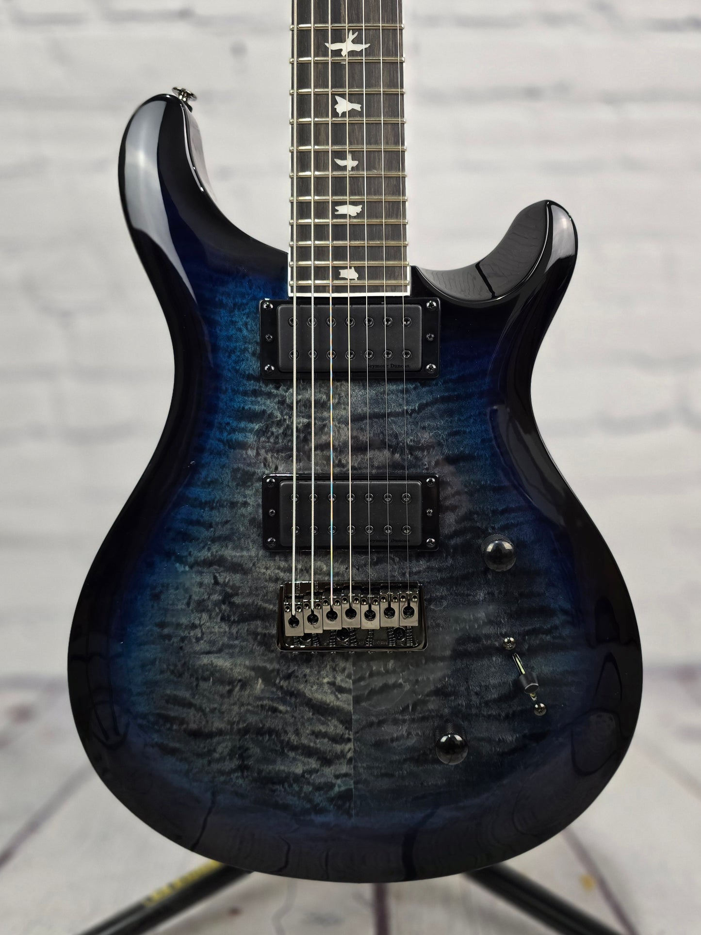 Paul Reed Smith PRS SE Mark Holcomb SVN 7 String Electric Guitar Holcomb Blue Burst