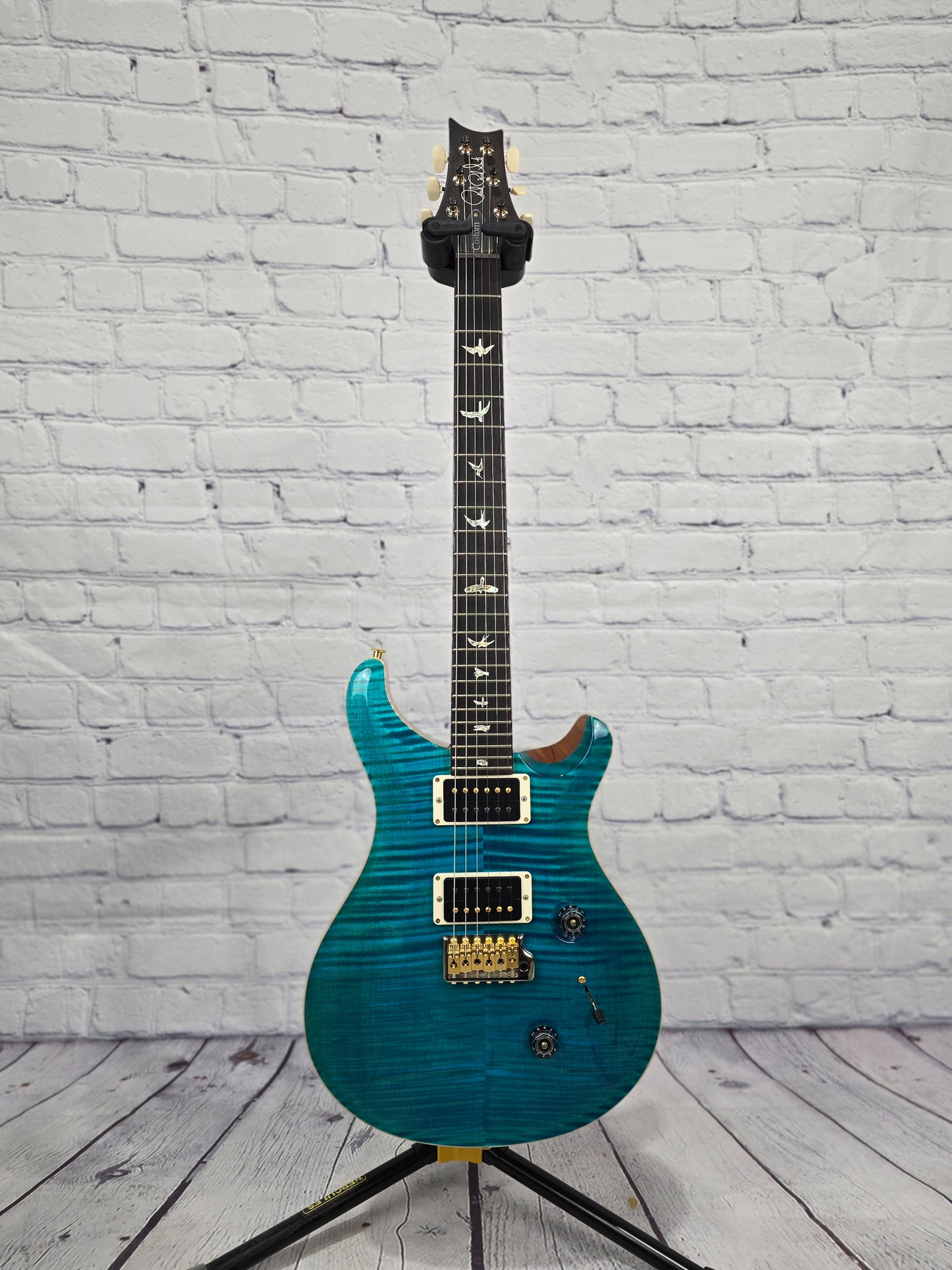 Paul Reed Smith PRS Custom 24 Core 10 Top Electric Guitar Carroll Blue