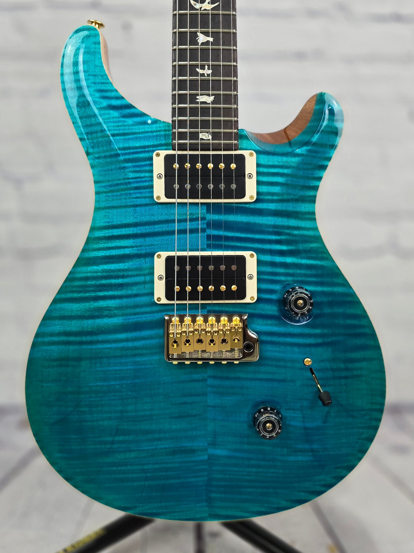 Paul Reed Smith PRS Custom 24 Core 10 Top Electric Guitar Carroll Blue