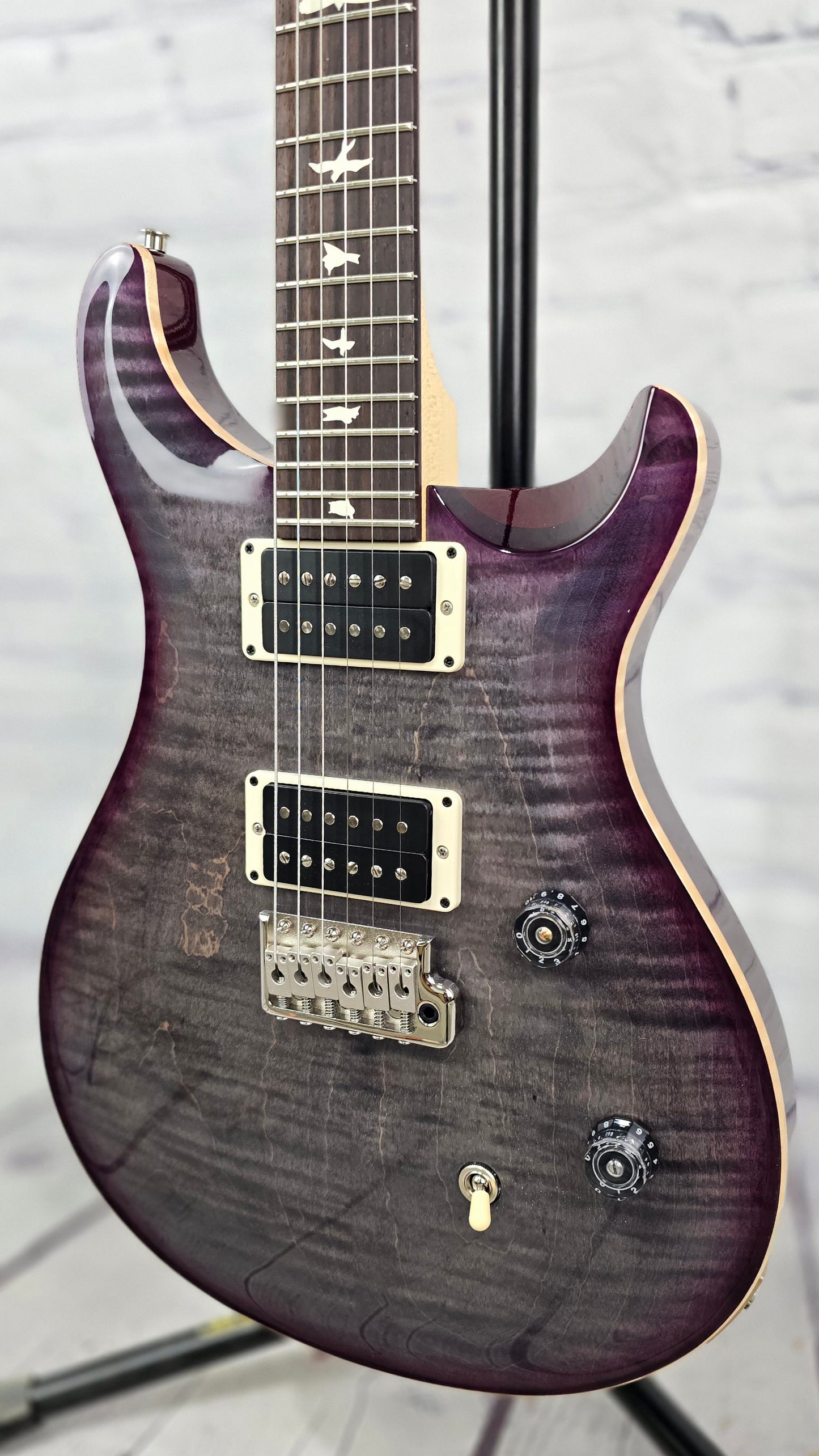 Paul Reed Smith PRS CE24 Bolt-On Electric Guitar Faded Grey Purple Burst