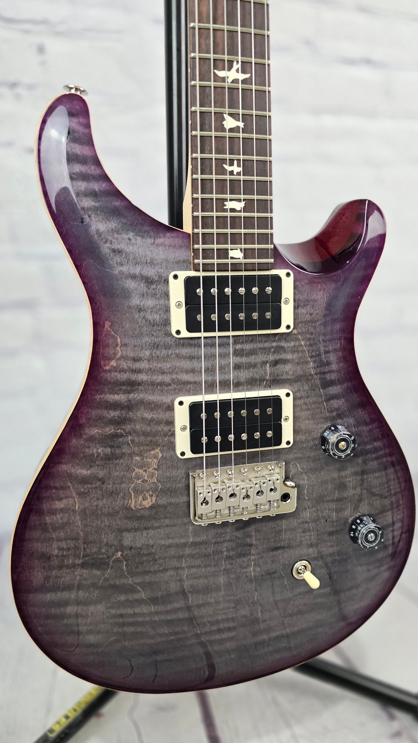 Paul Reed Smith PRS CE24 Bolt-On Electric Guitar Faded Grey Purple Burst