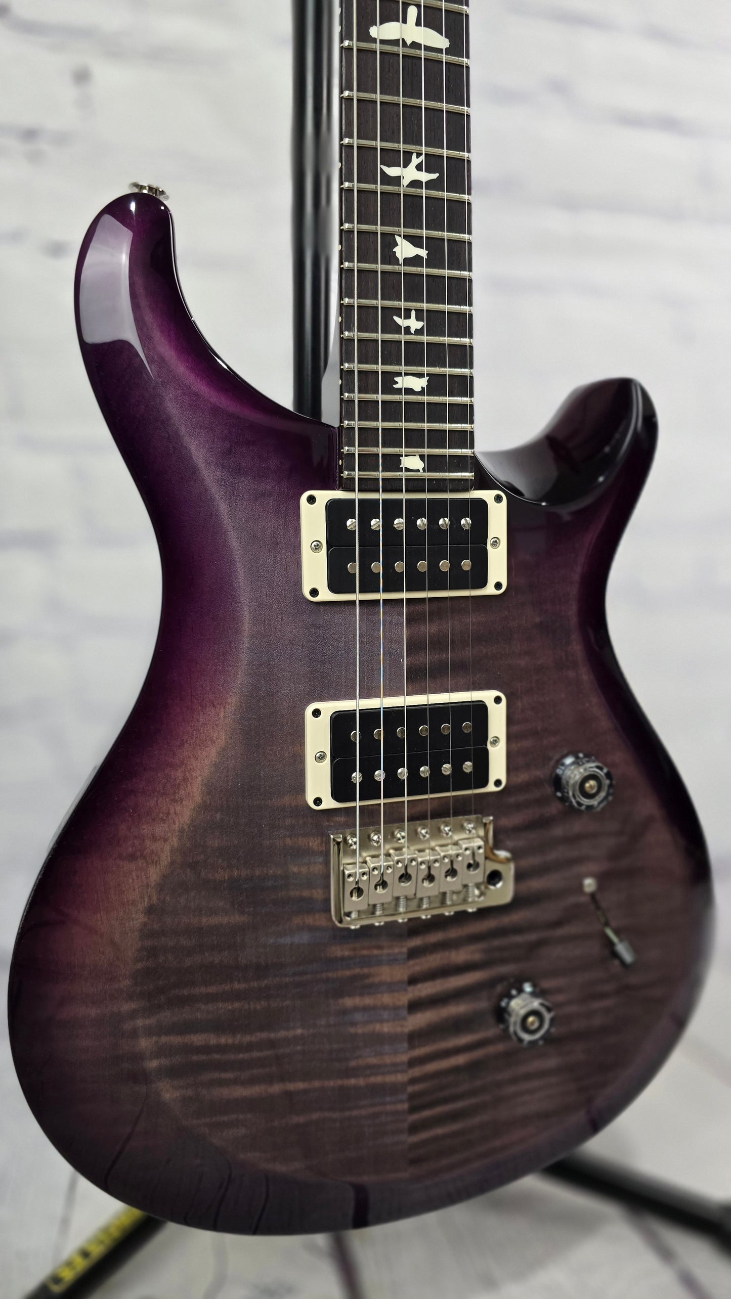 Paul Reed Smith PRS S2 Custom 24 Electric Guitar Faded Grey Black Purple Burst