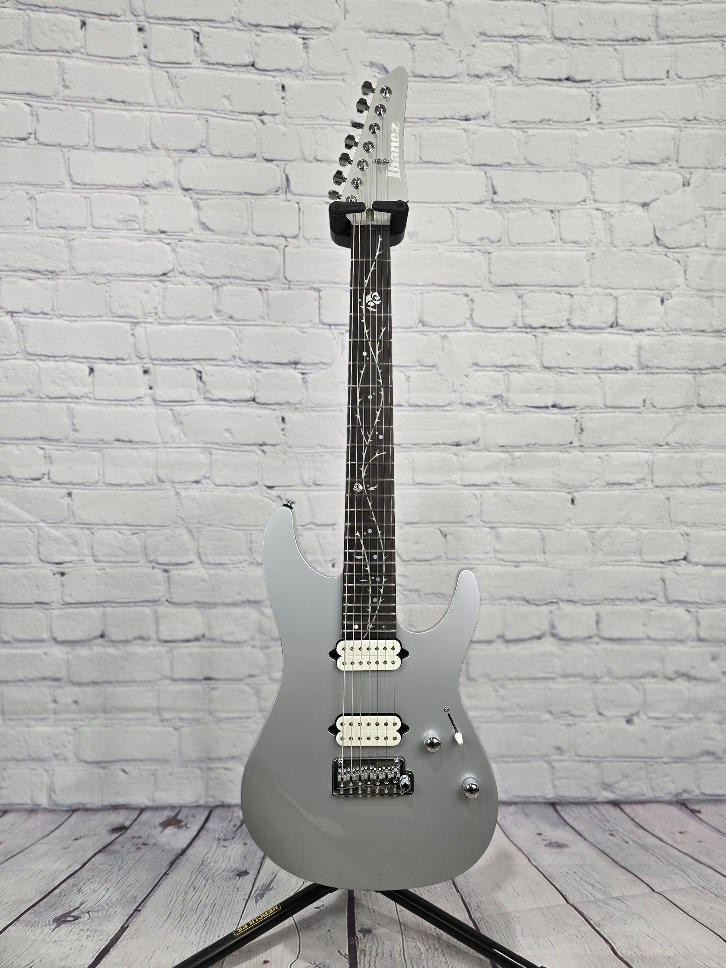 Ibanez Premium TOD70 CSV Tim Henson Signature 7 String Electric Guitar Classic Silver