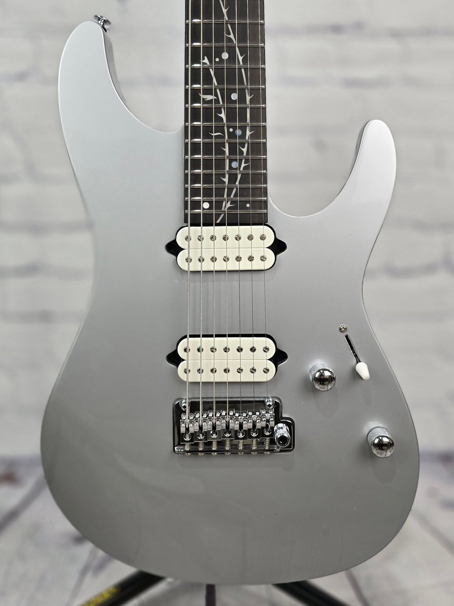 Ibanez Premium TOD70 CSV Tim Henson Signature 7 String Electric Guitar Classic Silver