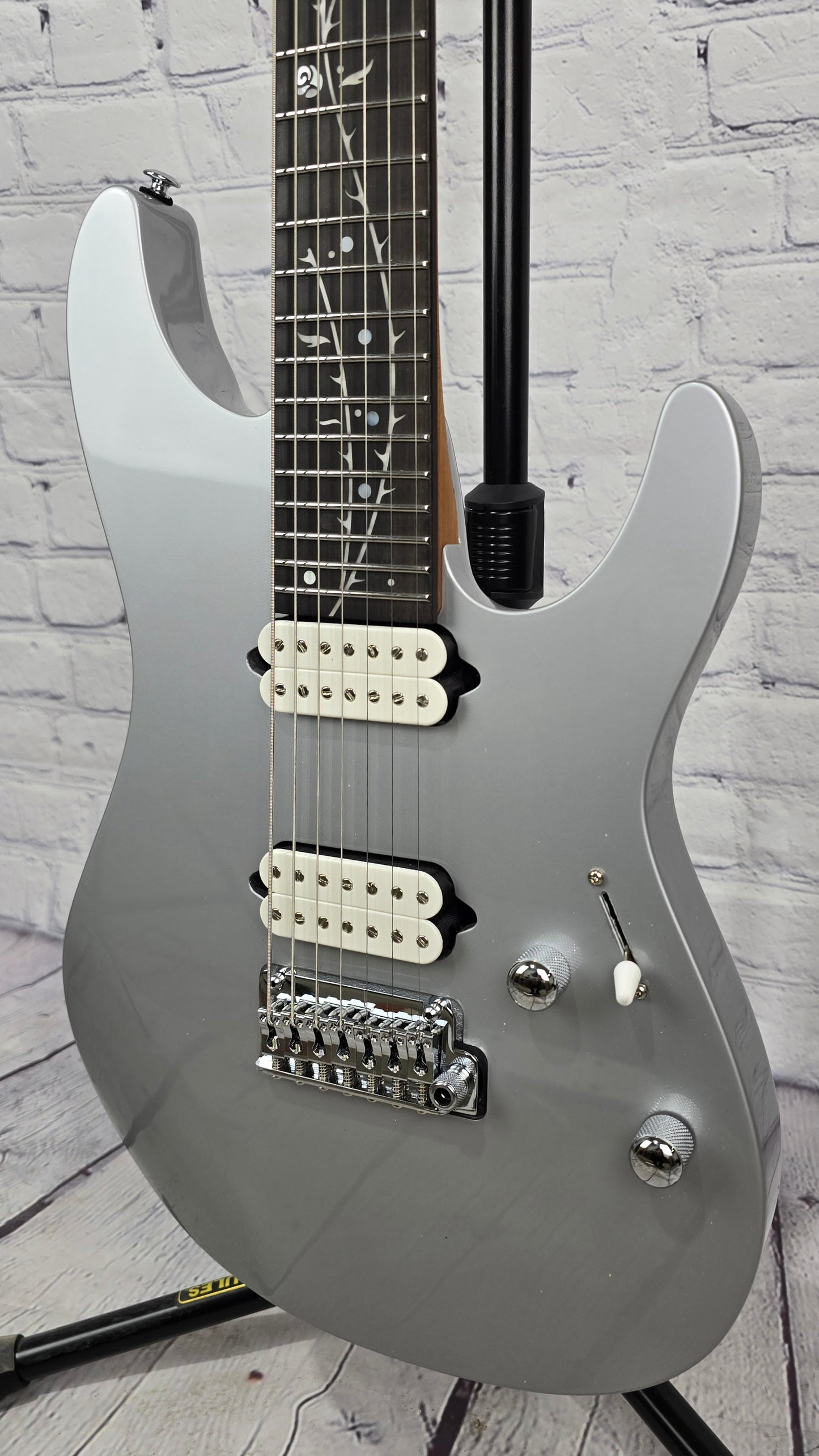 Ibanez Premium TOD70 CSV Tim Henson Signature 7 String Electric Guitar Classic Silver