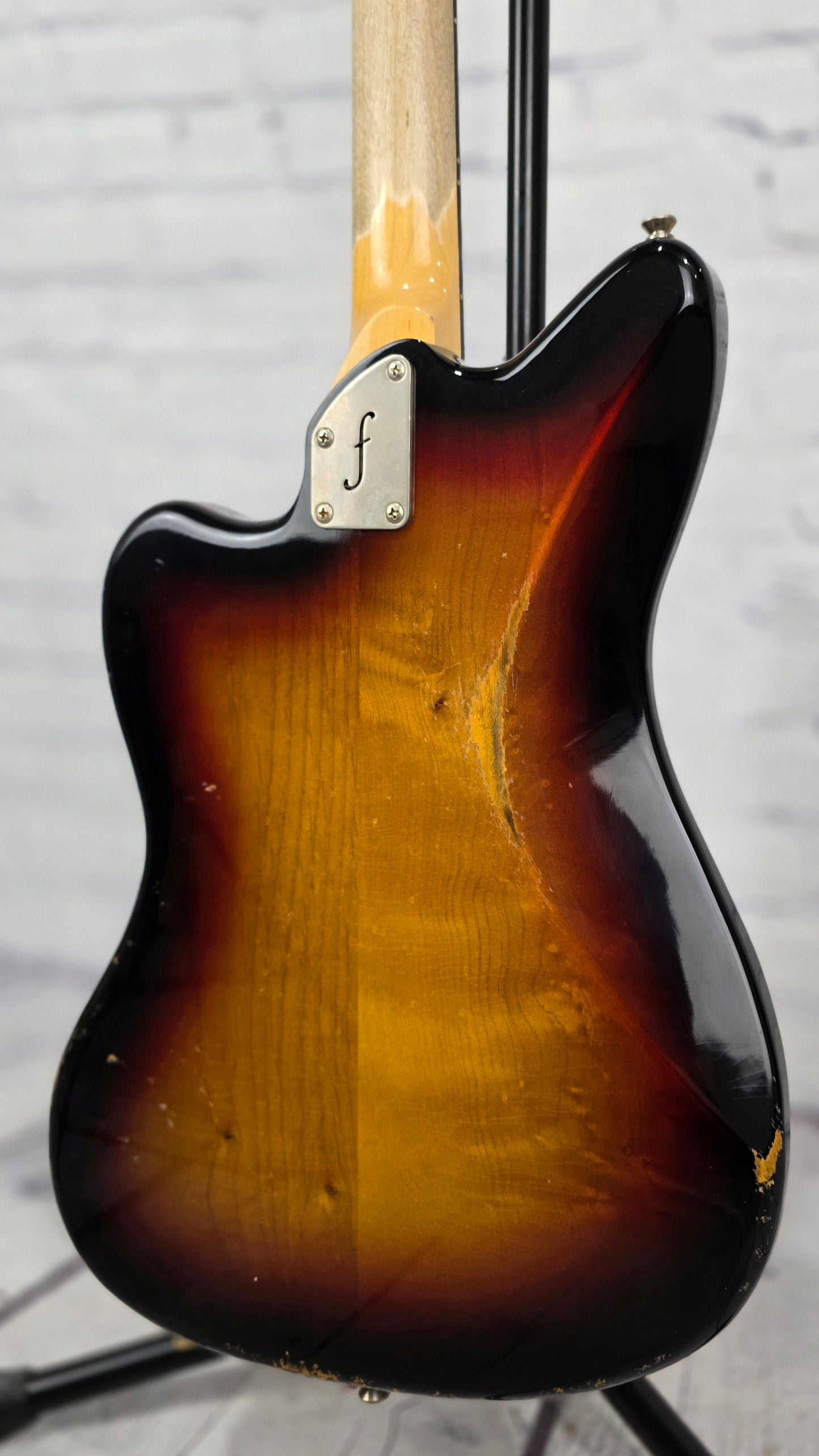 Fano Guitars JM6 Oltre 6 String Electric Guitar Lollar P90 Sunburst 3TSB Medium Distress