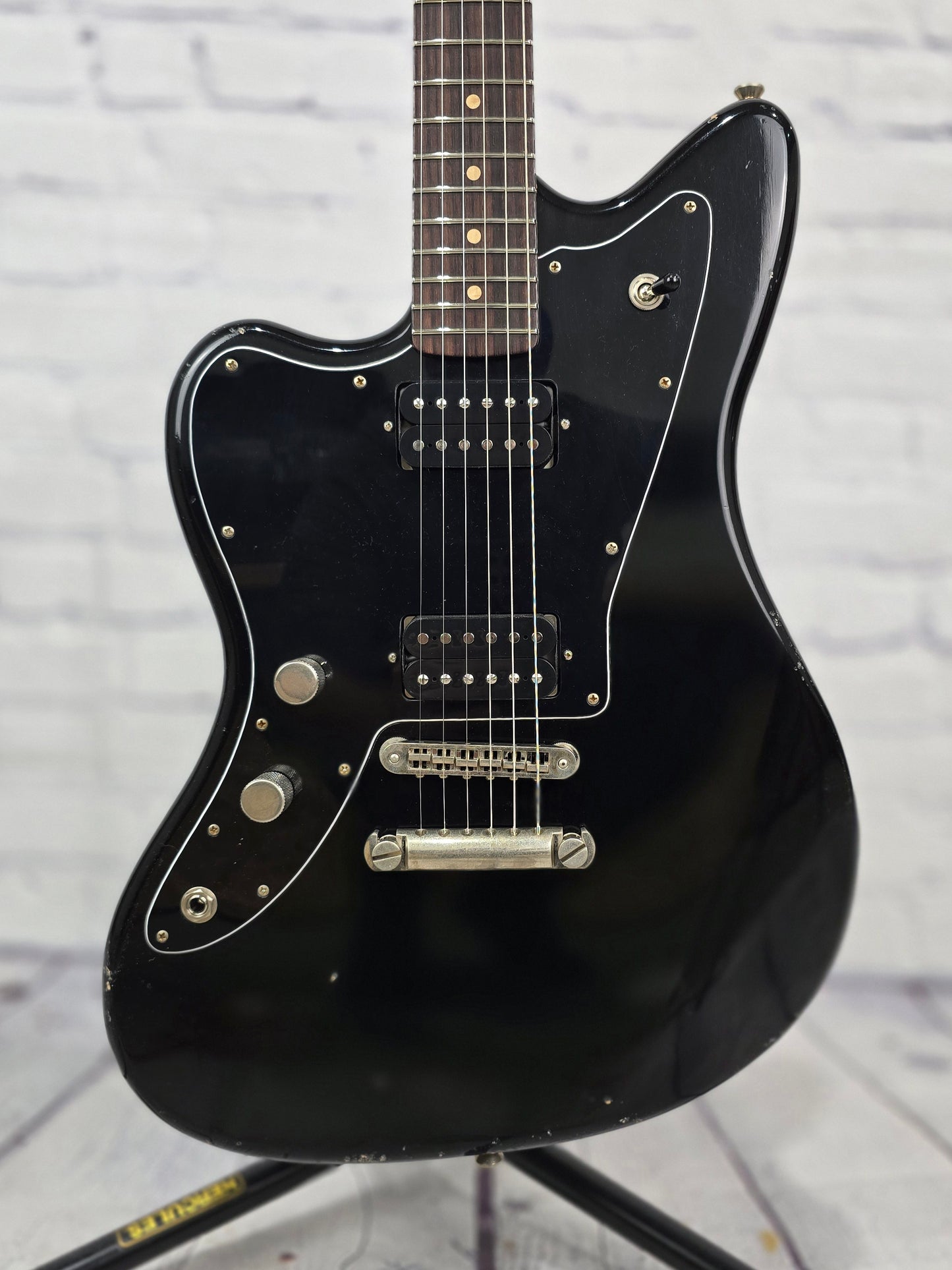 Fano Guitars JM6 Oltre 6 String Electric Guitar Bull Black Left-Handed Lefty