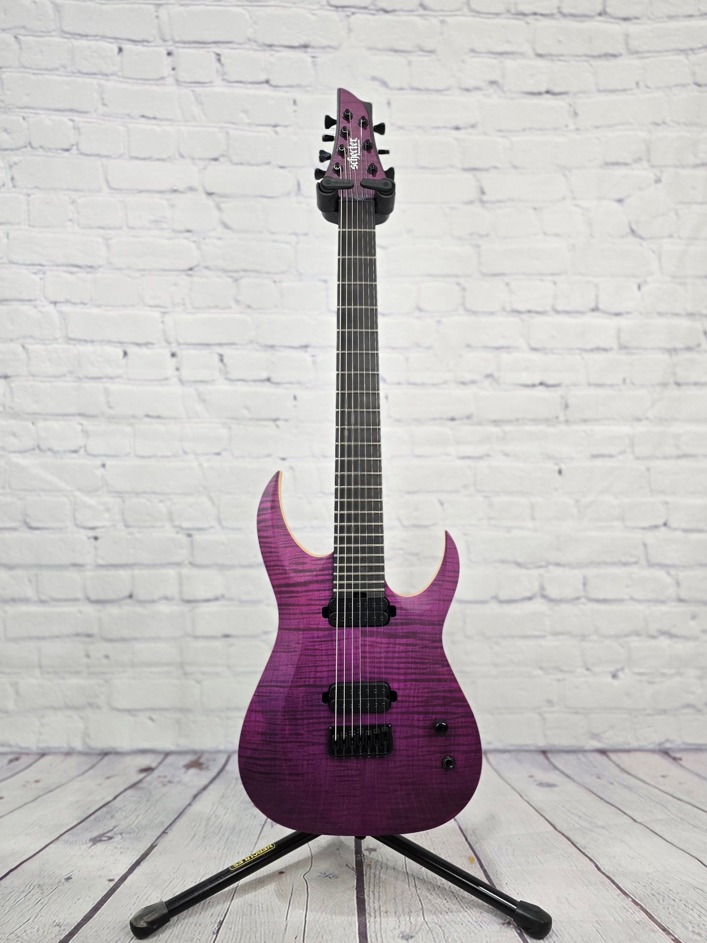 Schecter Guitars John Browne TAO 7 String Electric Guitar Satin Trans Purple