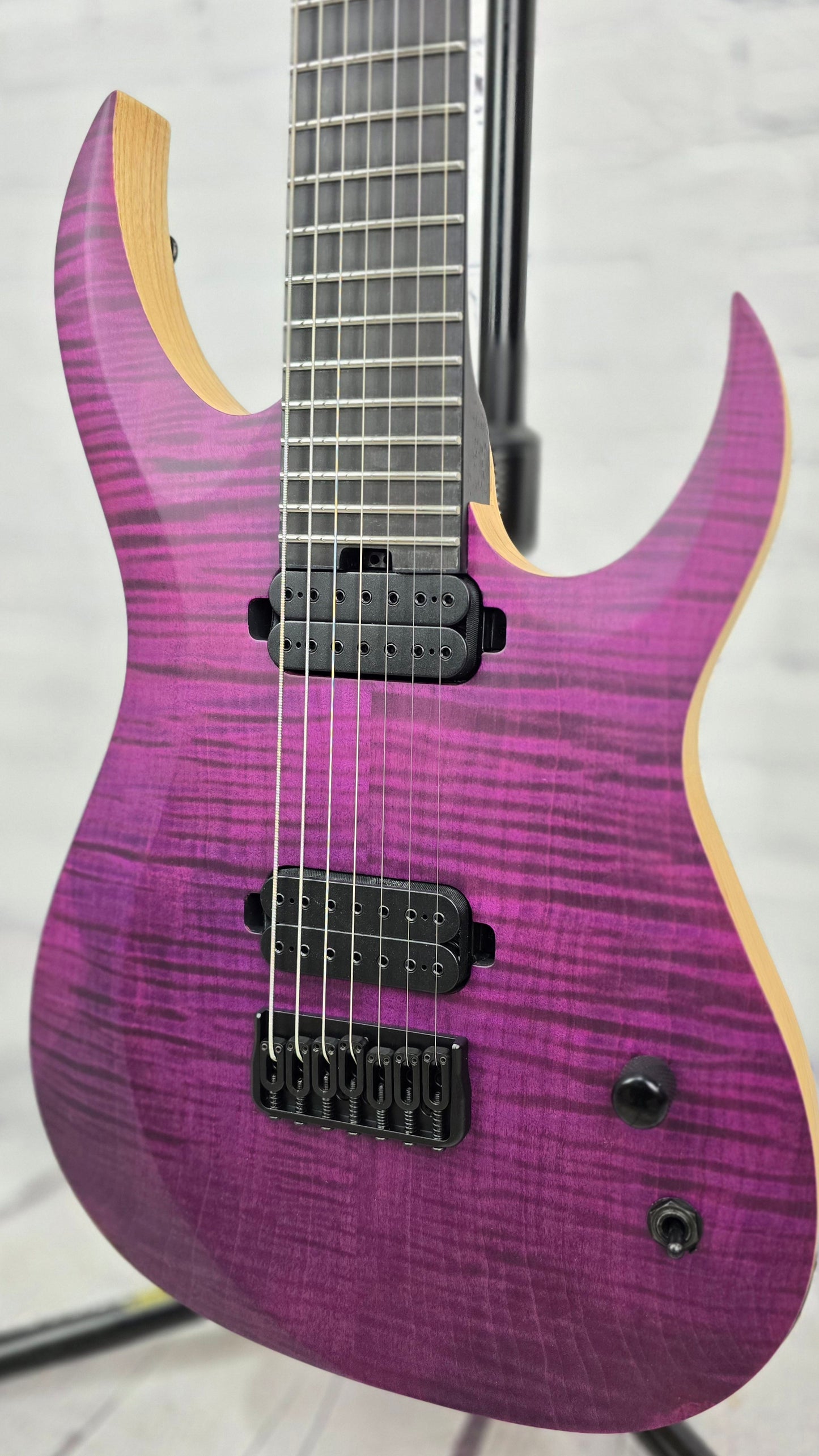 Schecter Guitars John Browne TAO 7 String Electric Guitar Satin Trans Purple