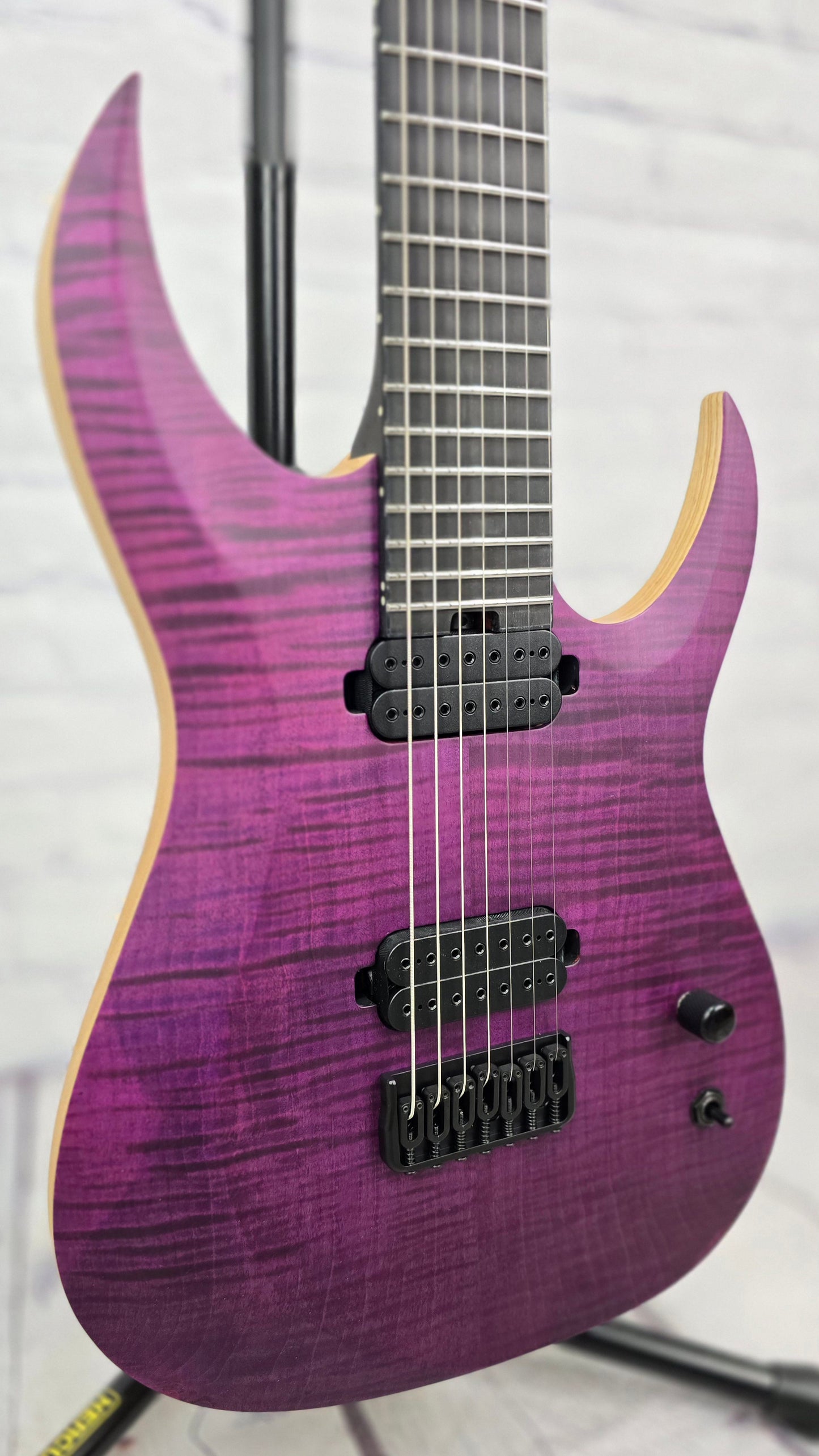 Schecter Guitars John Browne TAO 7 String Electric Guitar Satin Trans Purple