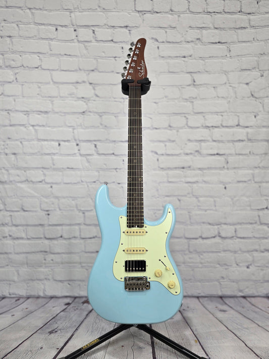 Schecter Guitars Nick Johnston Traditional HSS Electric Guitar Atomic Frost