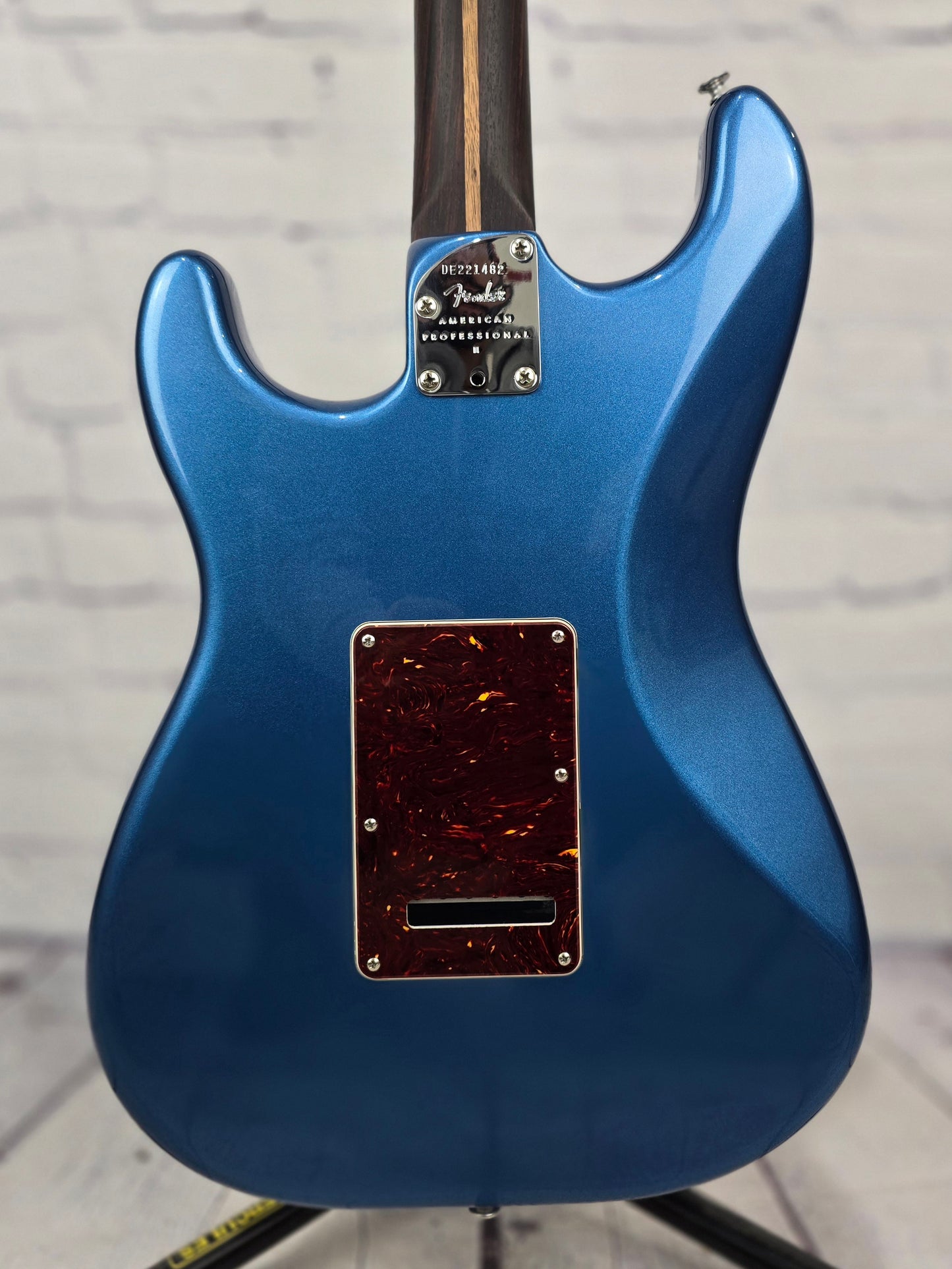 USED Fender American Professional II Stratocaster Full Rosewood Neck Electric Guitar Lake Placid Blue