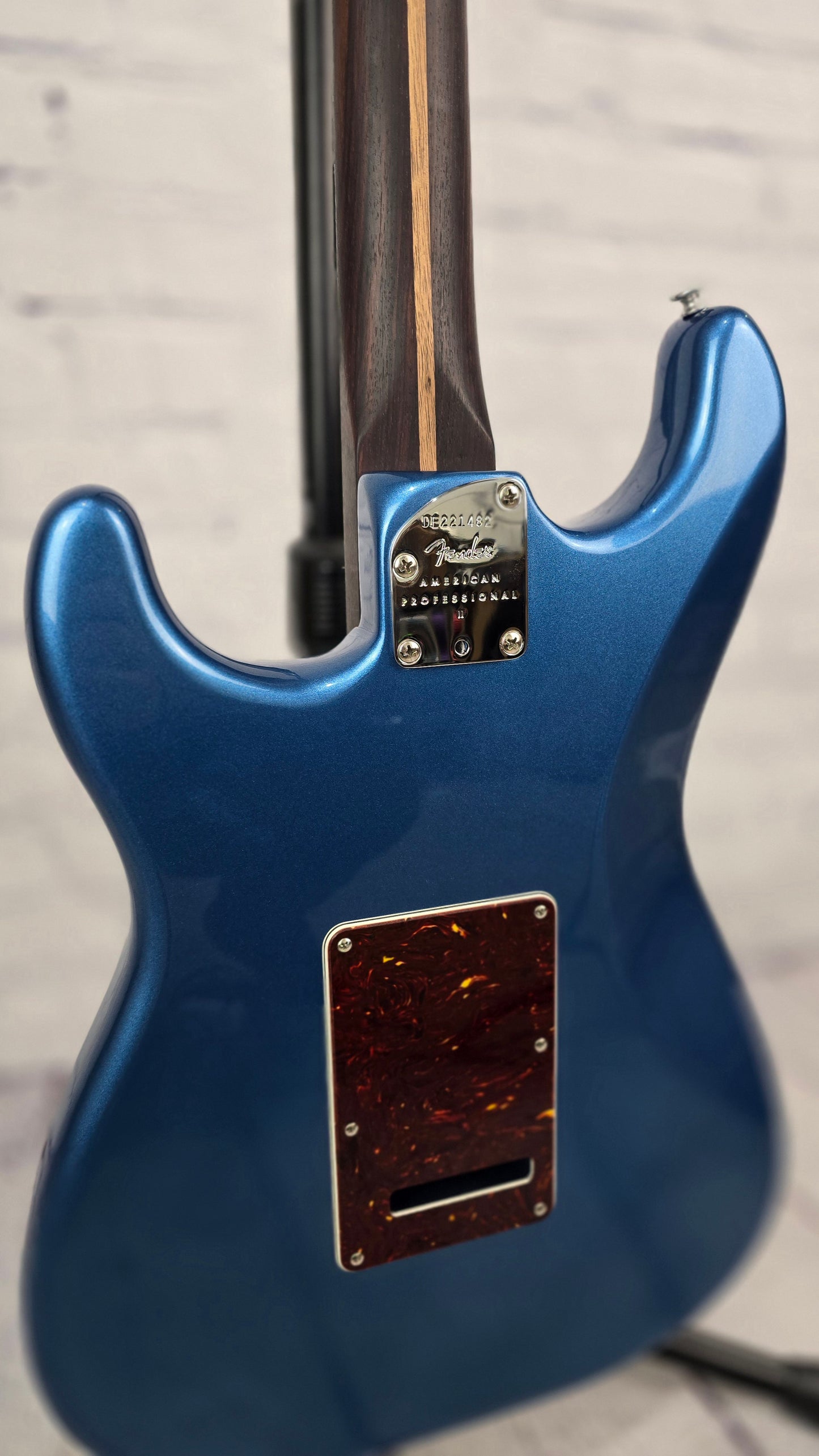 USED Fender American Professional II Stratocaster Full Rosewood Neck Electric Guitar Lake Placid Blue