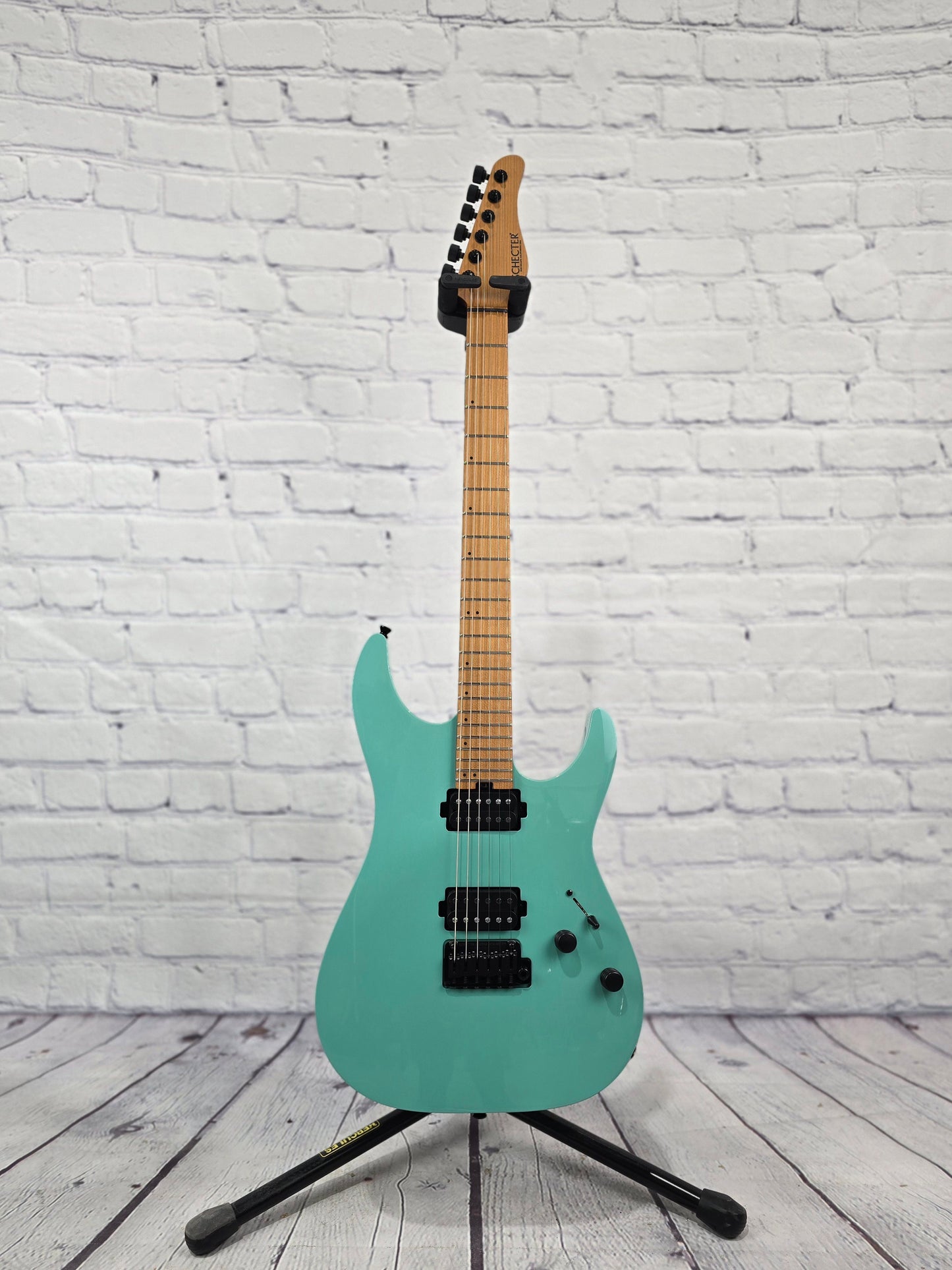 Schecter USA Aaron Marshall AM-6 Electric Guitar Pale Emerald