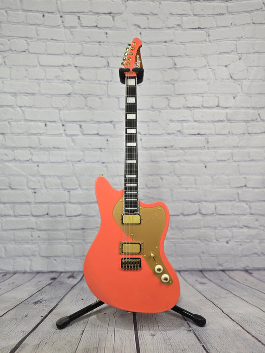 Balaguer T-Bar Growler 27" Baritone Electric Guitar Metallic Guava