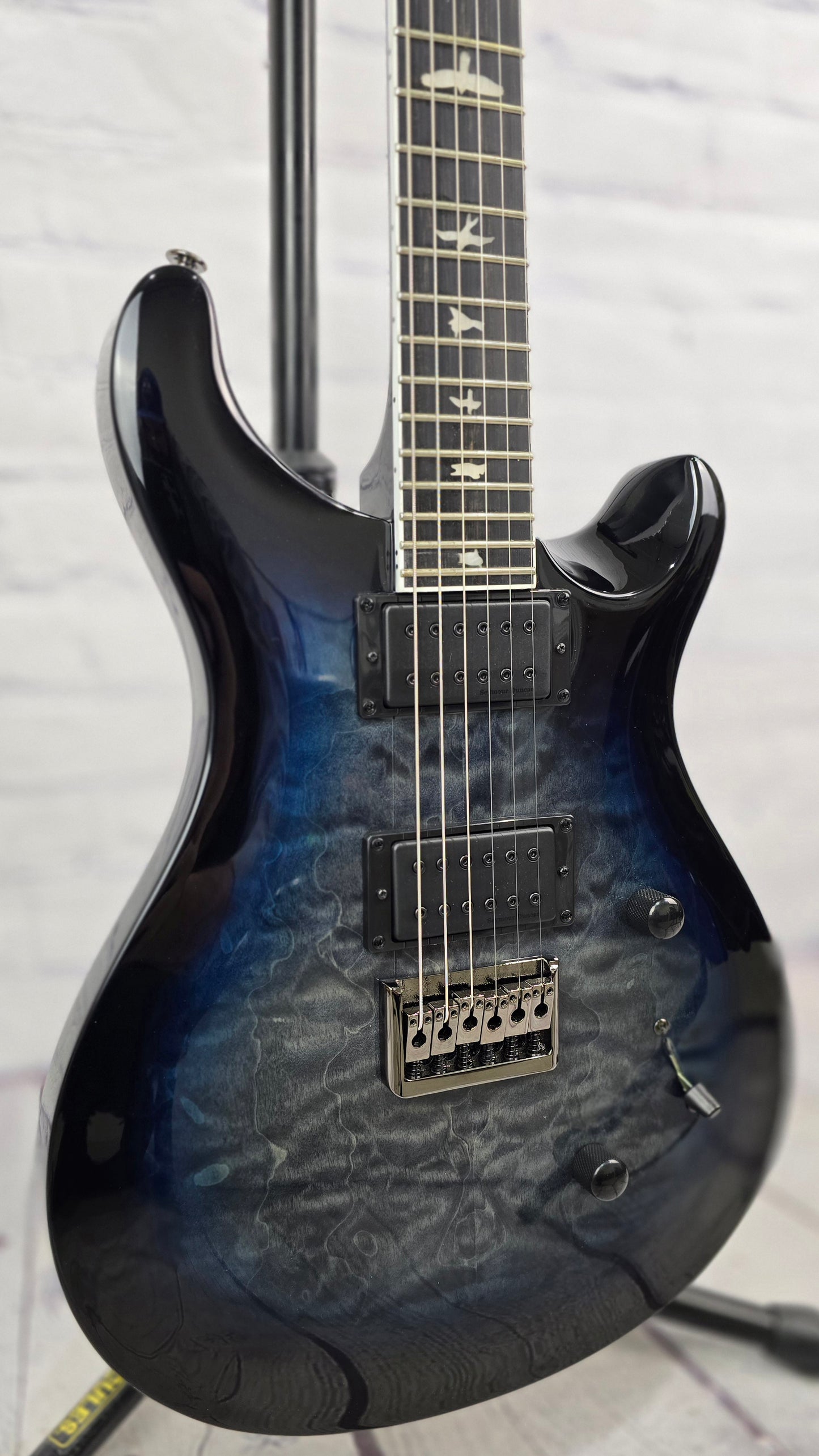 Paul Reed Smith PRS SE Mark Holcomb 6 String Electric Guitar Holcomb Blue Burst