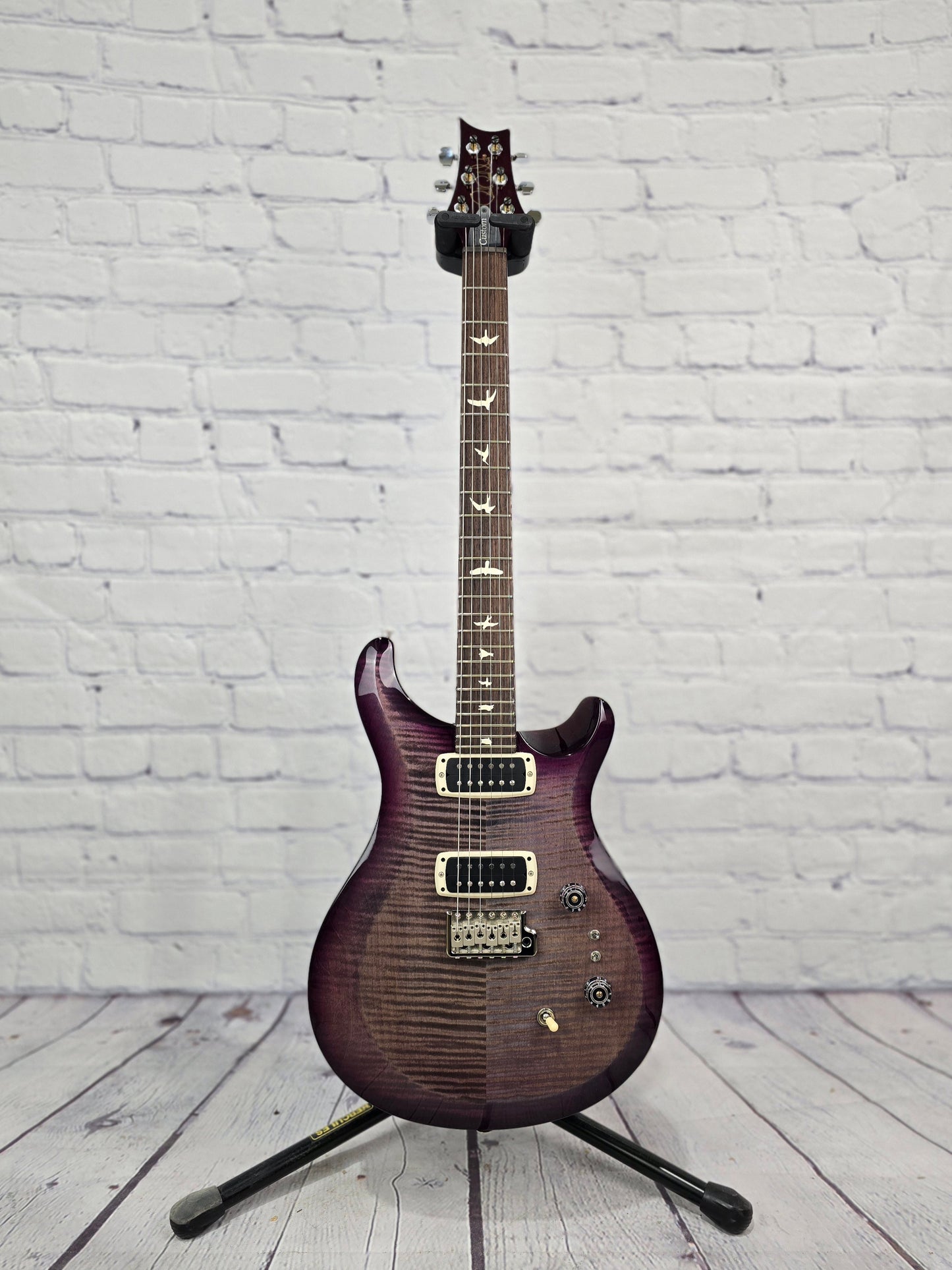 Paul Reed Smith PRS S2 Custom 24-08 Electric Guitar Faded Gray Black Purple Burst