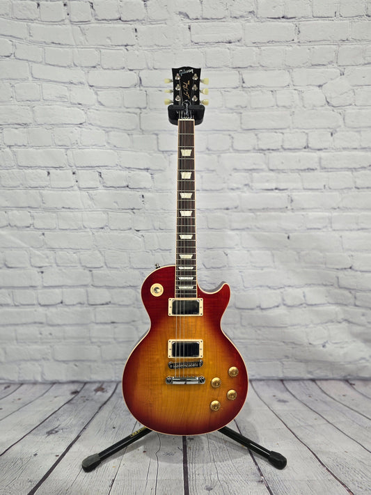 USED Gibson Les Paul Traditional 6 String Electric Guitar Cherry Burst 2016